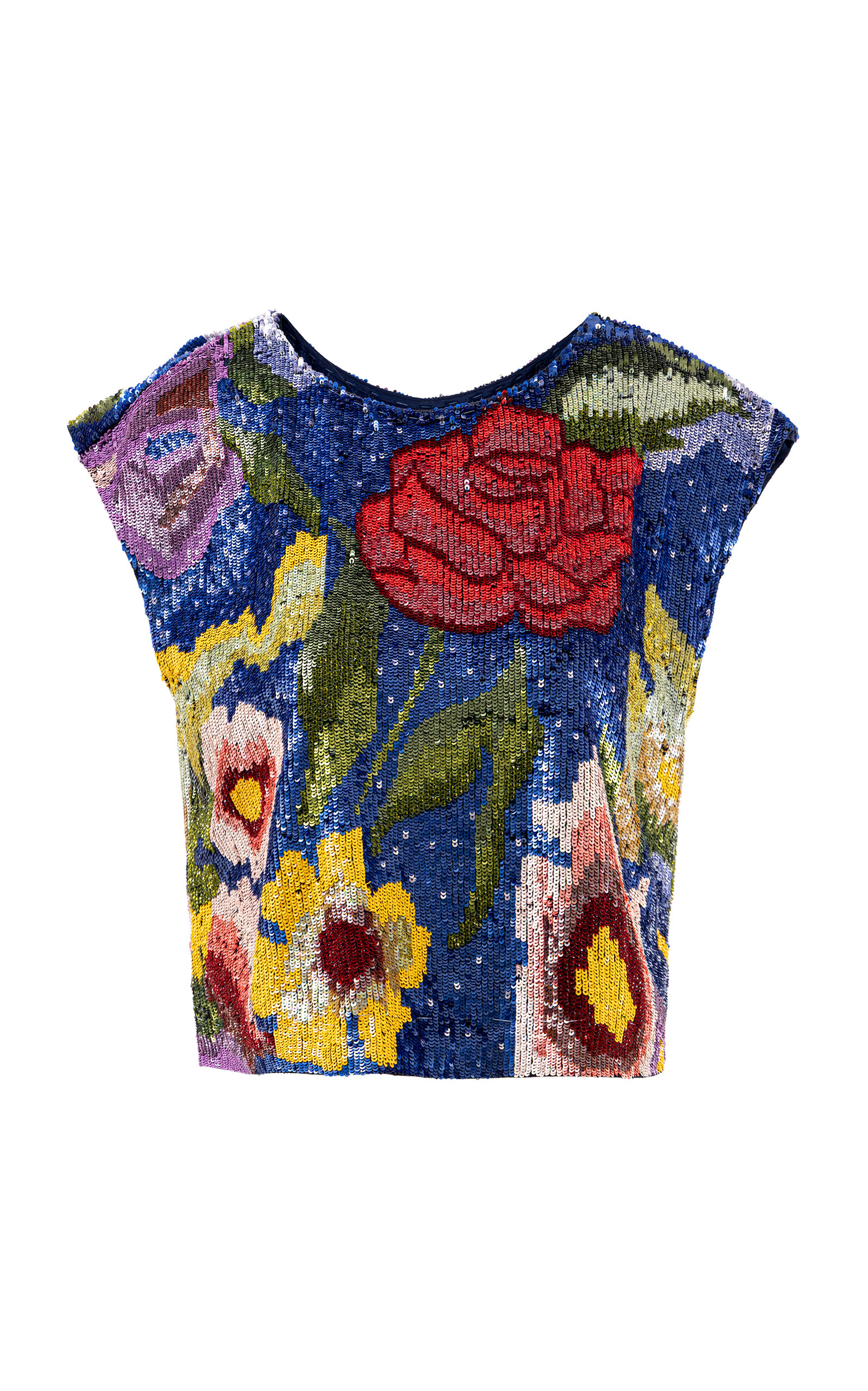 La Fuori The Florentine Garden Embellished Top - Moda Operandi