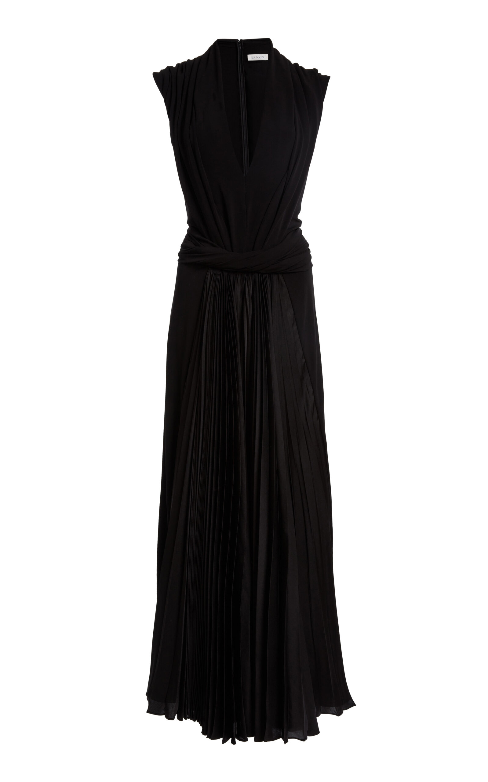 Lanvin Shawl Wrap Maxi Dress - Moda Operandi