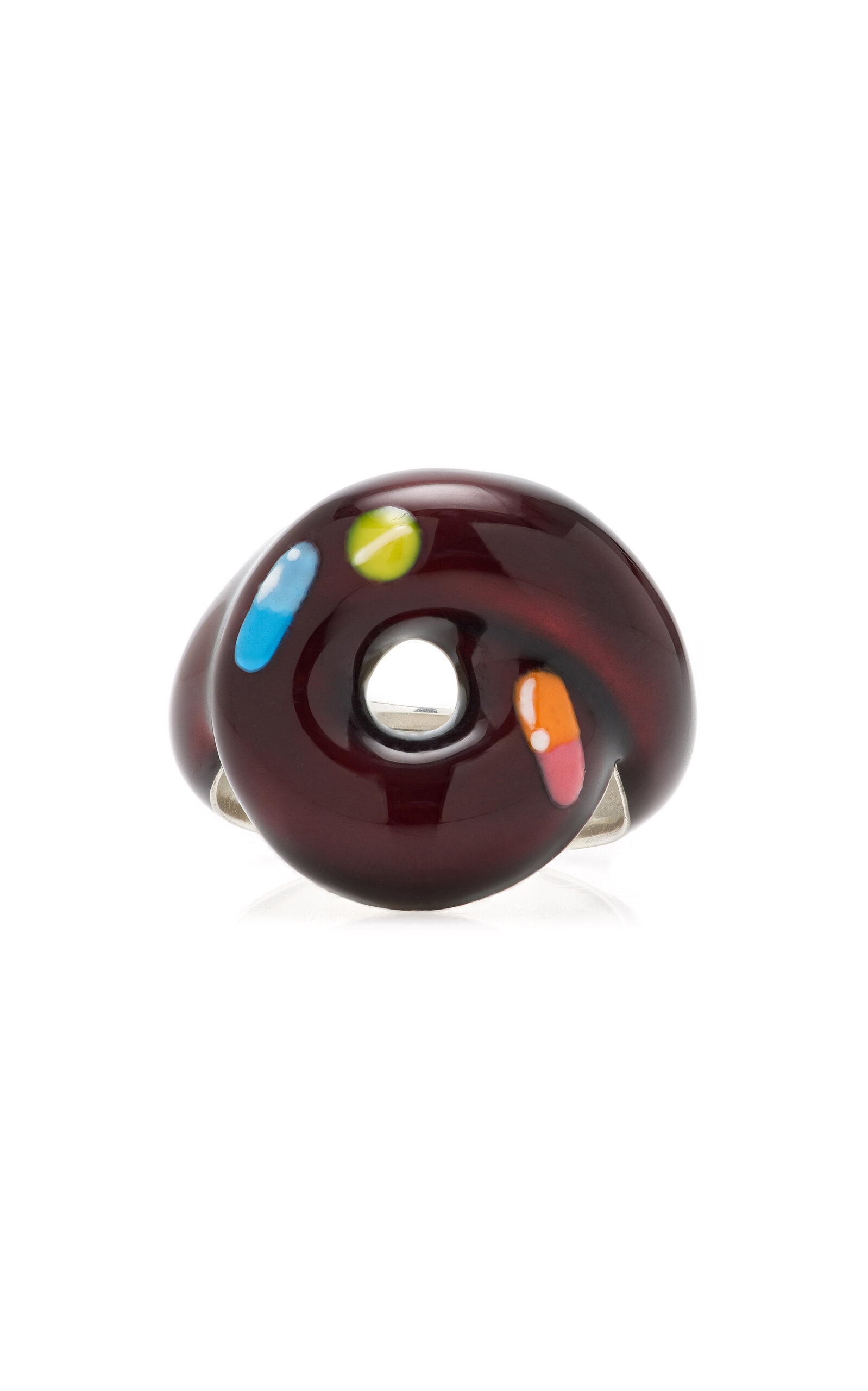 Bea Bongiasca - Exclusive Pill Tarallo Sterling Silver Enamel Ring - Multi - US 7 - Moda Operandi - Gifts For Her