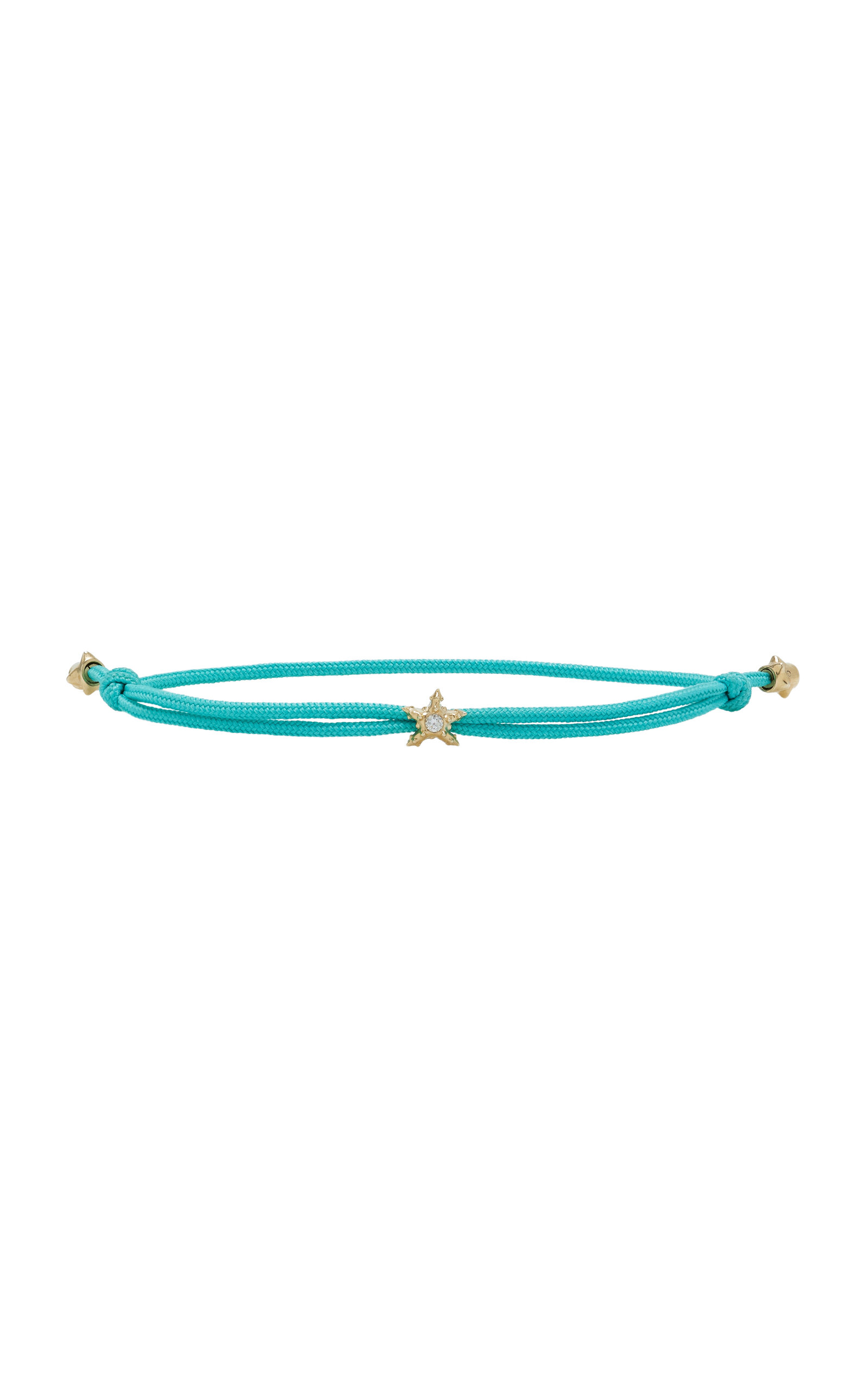 Bea Bongiasca - Stellina 9K Gold Diamond Bracelet - Blue - OS - Moda Operandi - Gifts For Her