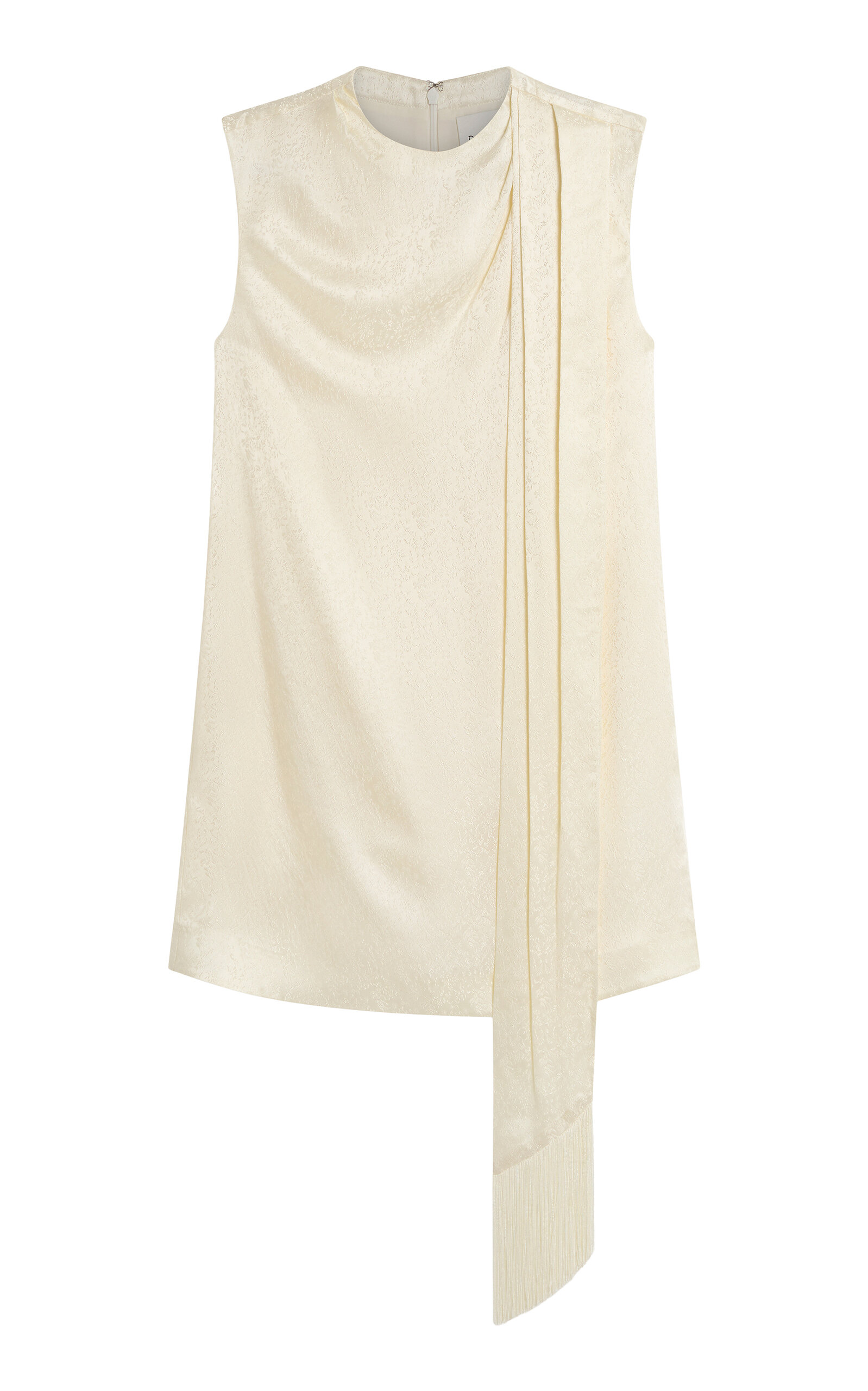 Posse Marcella Scarf-Detailed Silk-Blend Mini Dress - Moda Operandi