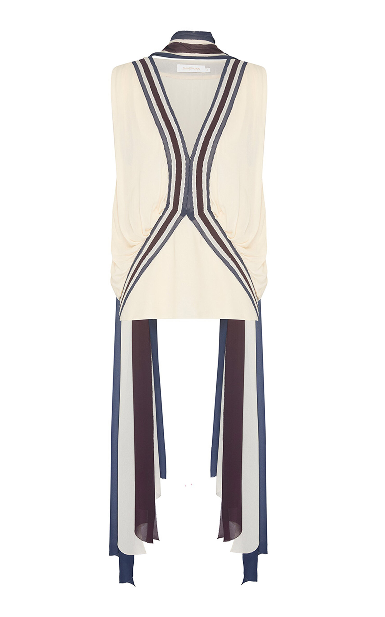 Zimmermann Clash Spliced Tunic In White