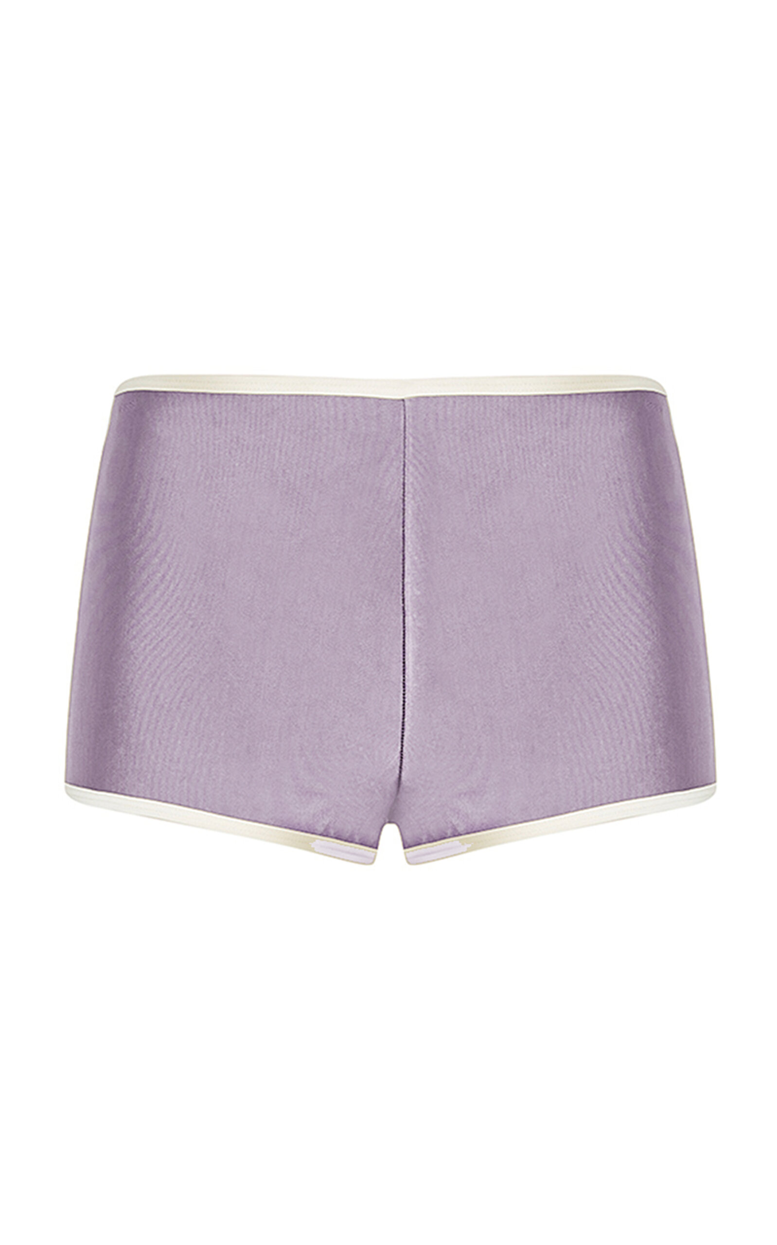 Zimmermann Clash Jersey Shorts In Purple