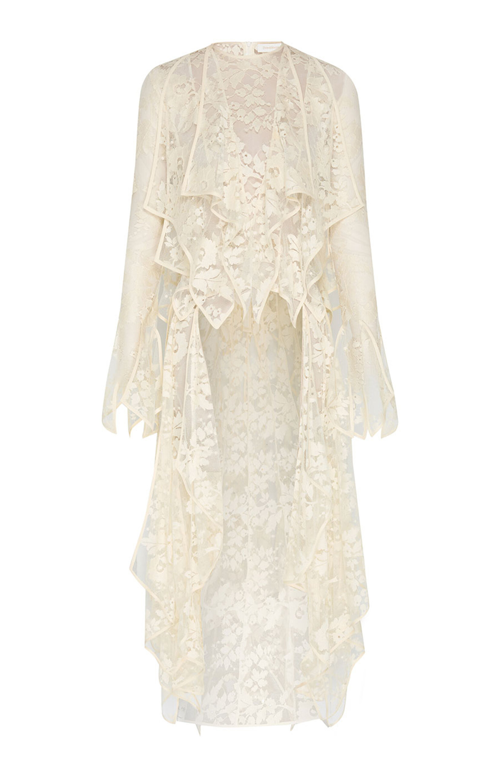 Zimmermann Clash Lace Cotton-Blend Top - Moda Operandi