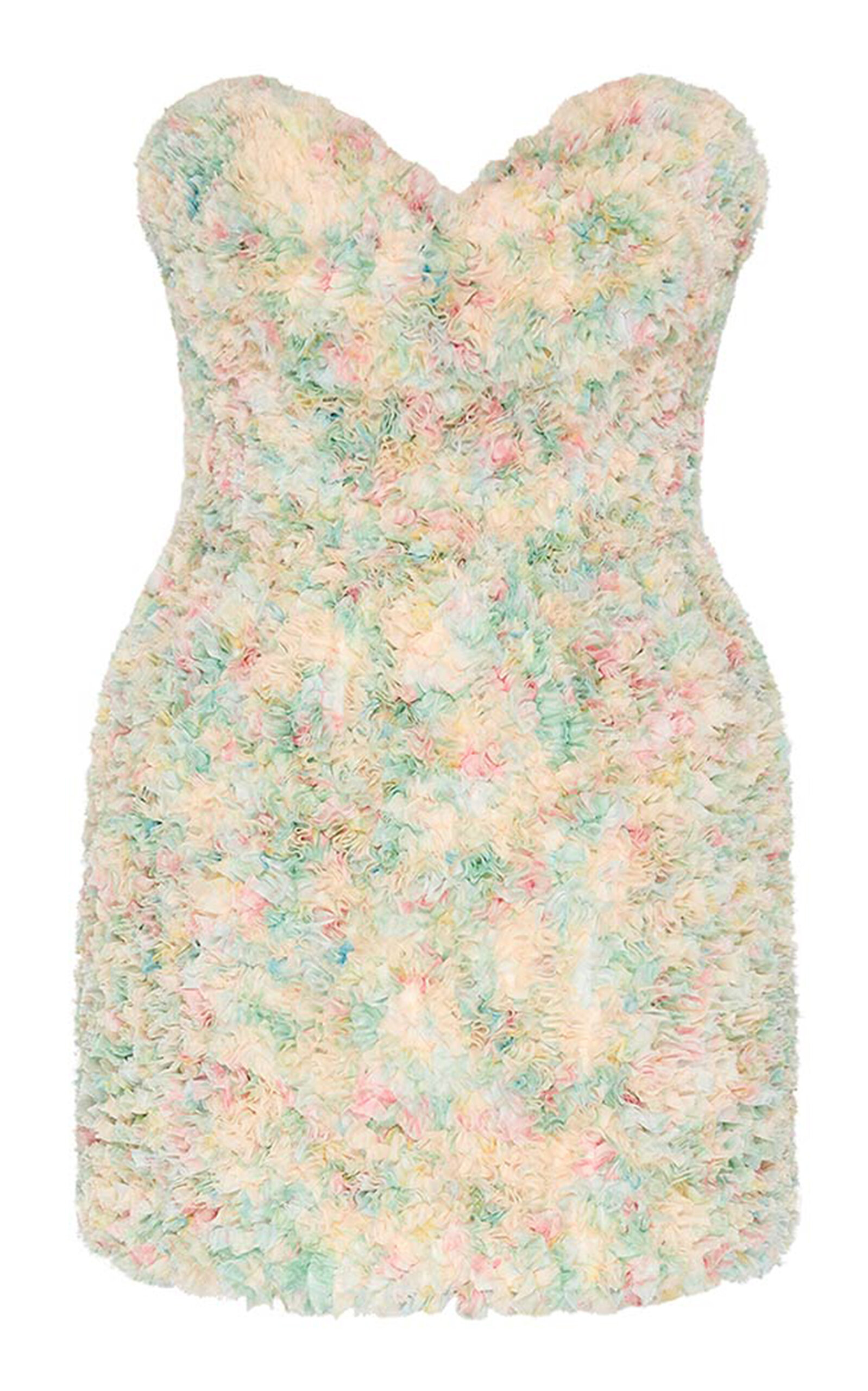 Zimmermann Clash Fluff Mini Dress In Multi