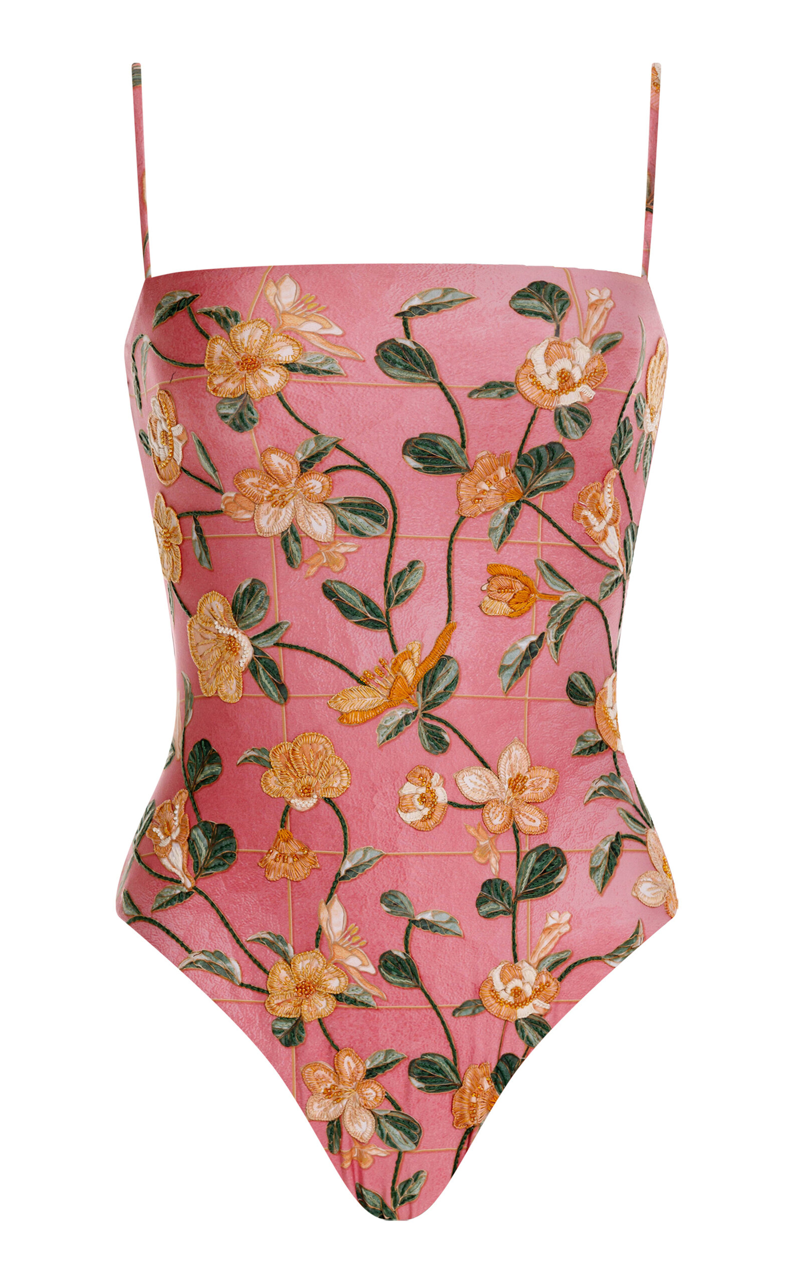 Agua by Agua Bendita Durazno Castillo One-Piece Swimsuit - Moda Operandi