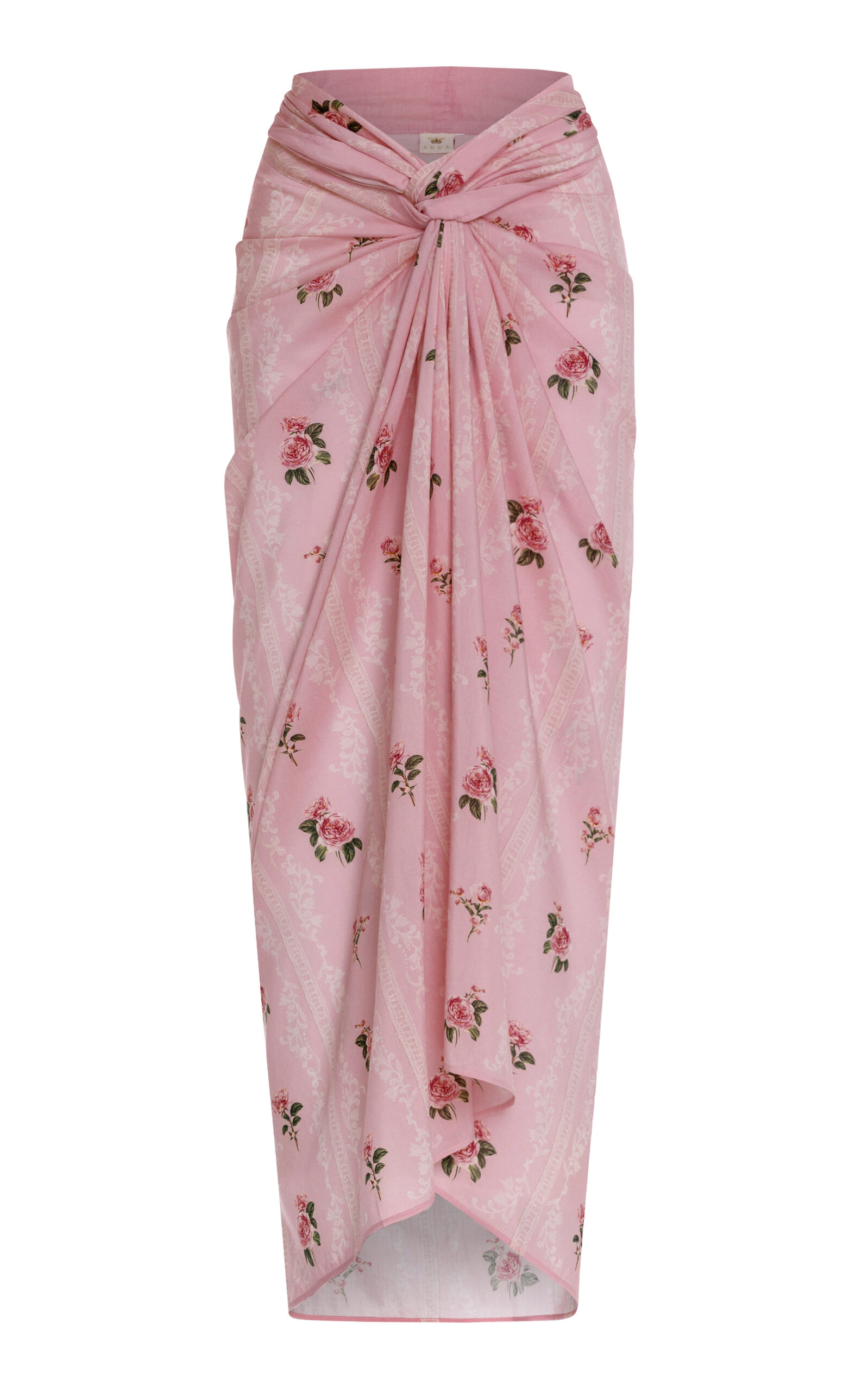 Agua by Agua Bendita Lavanda Nostalgia Cotton-Silk Pareo - Moda Operandi