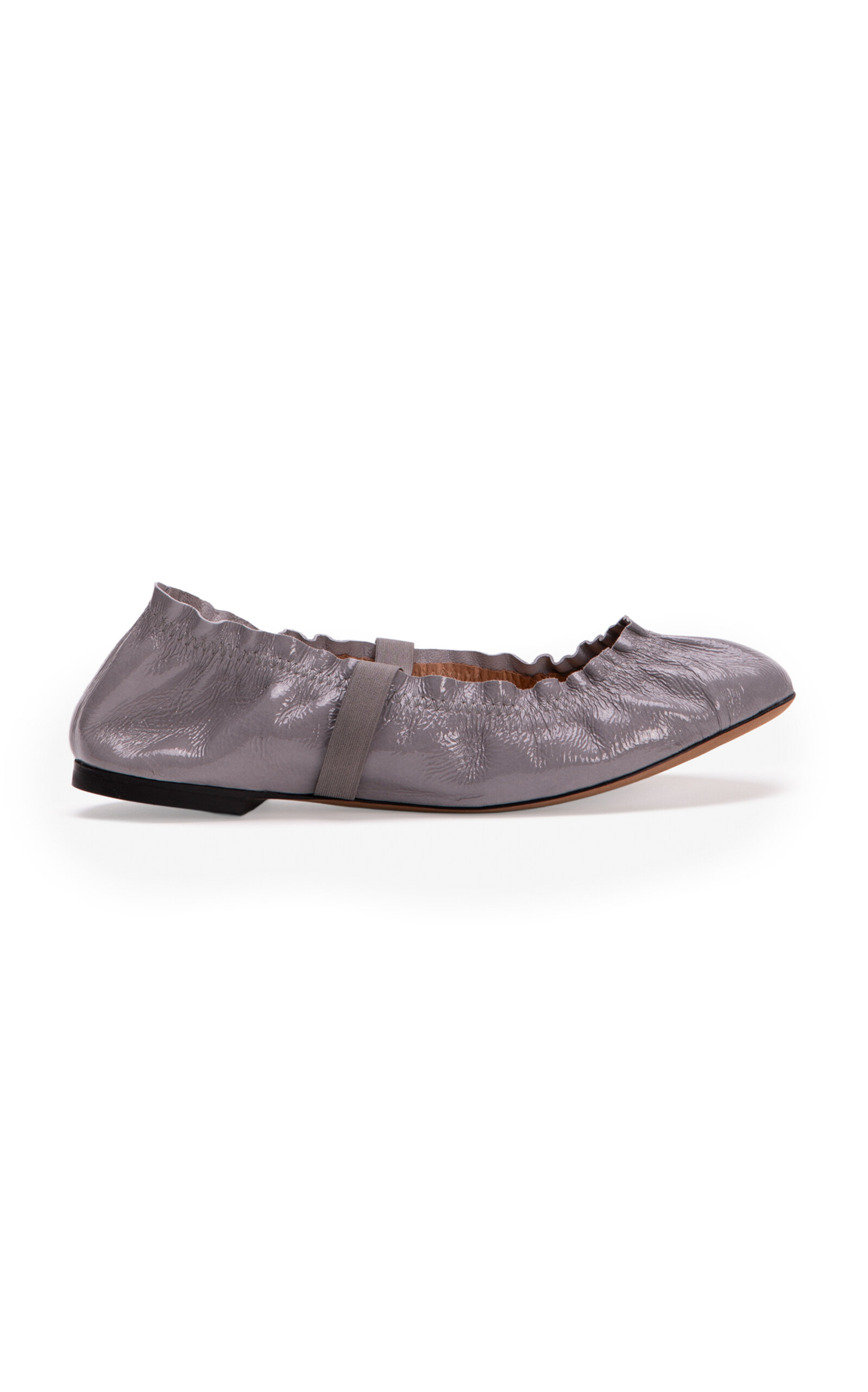 Odissi Flora Patent Leather Ballerina Flats - Moda Operandi