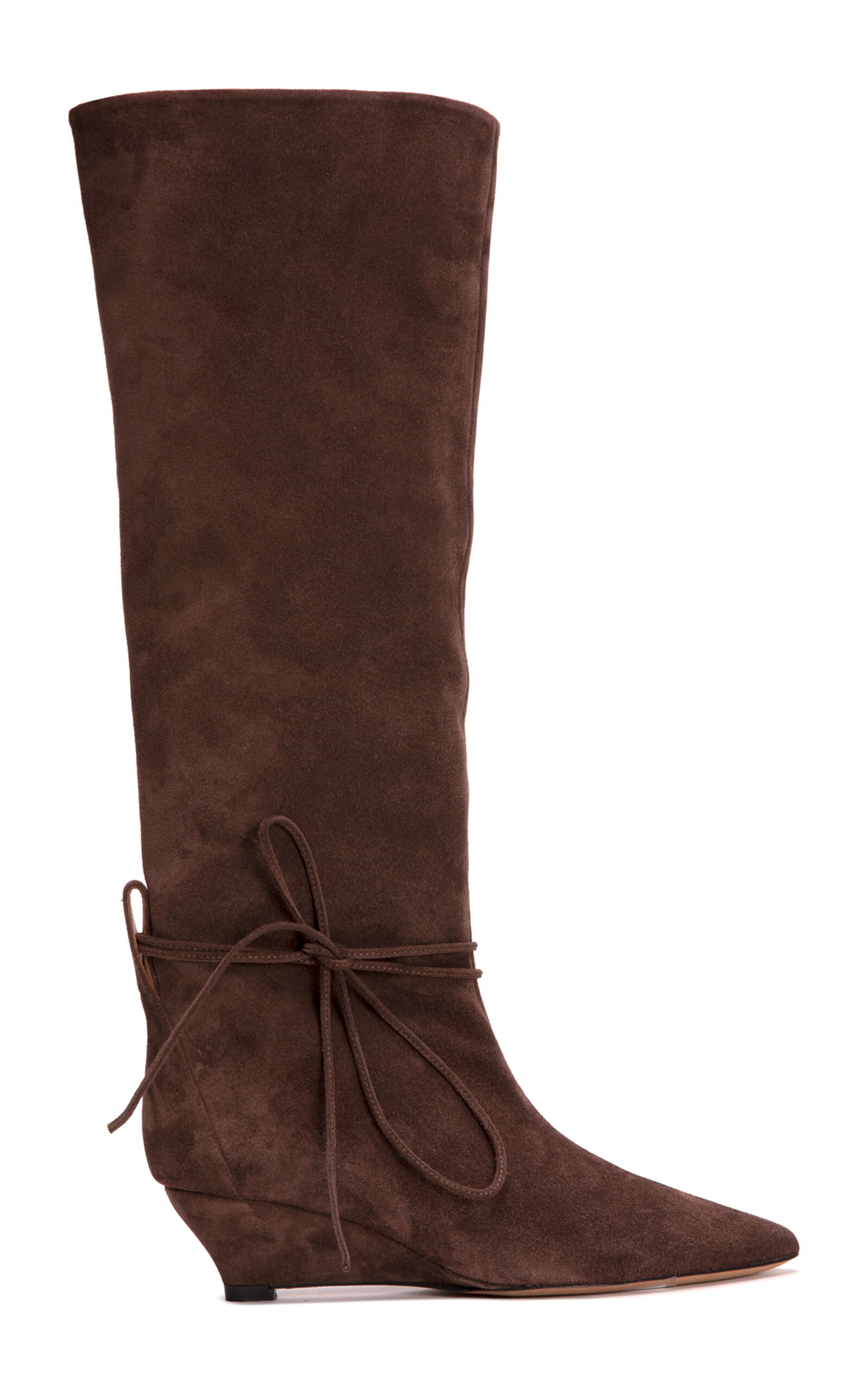 Odissi Greta Suede Boots In Brown