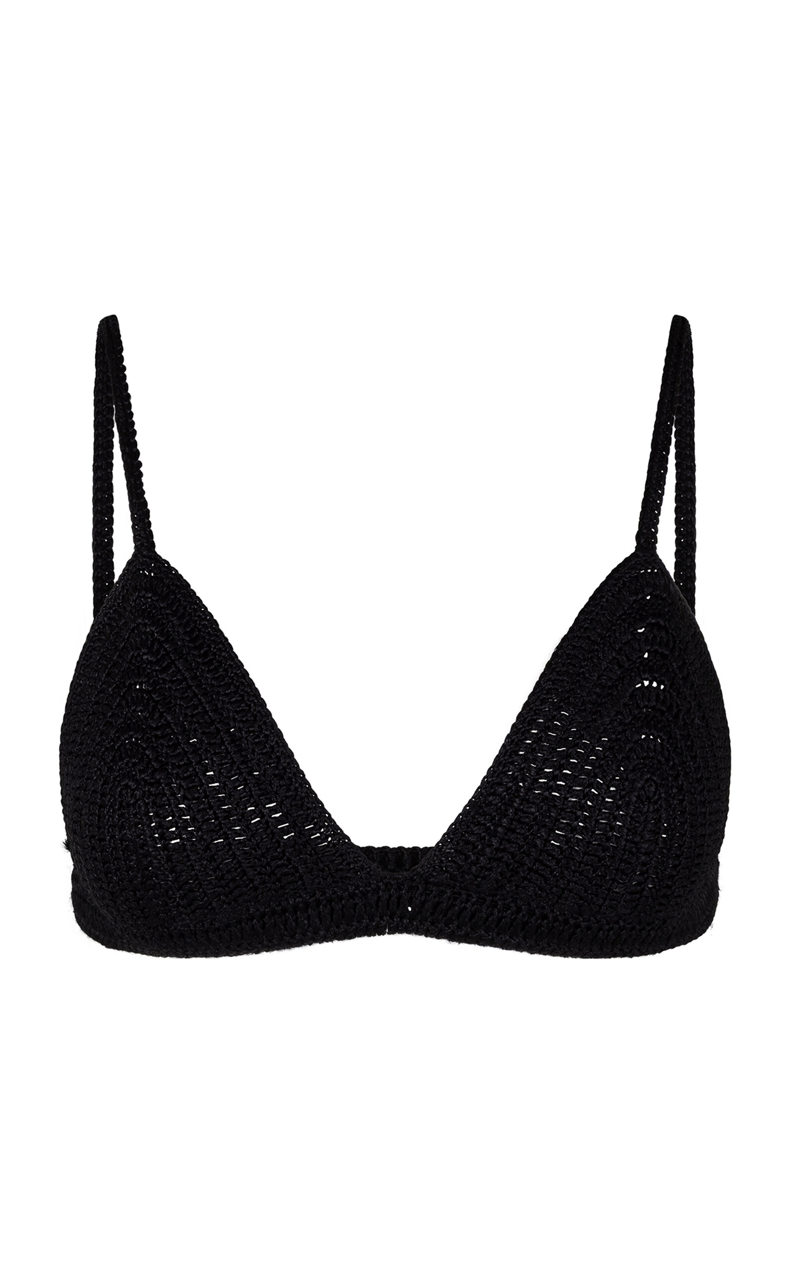 Heirlome Agnes Silk Bralette In Black