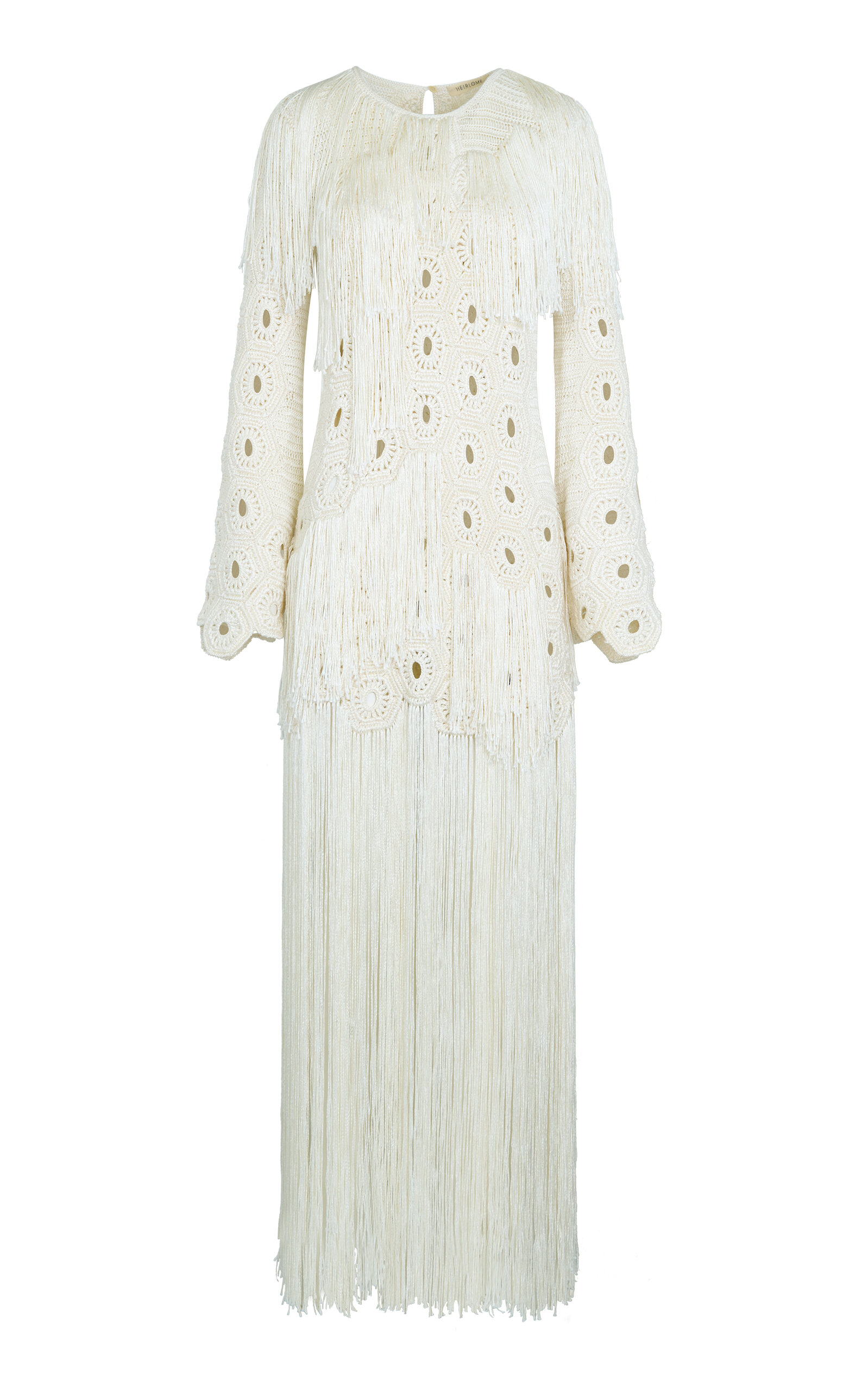 Heirlome Tanaya Silk Maxi Dress In White