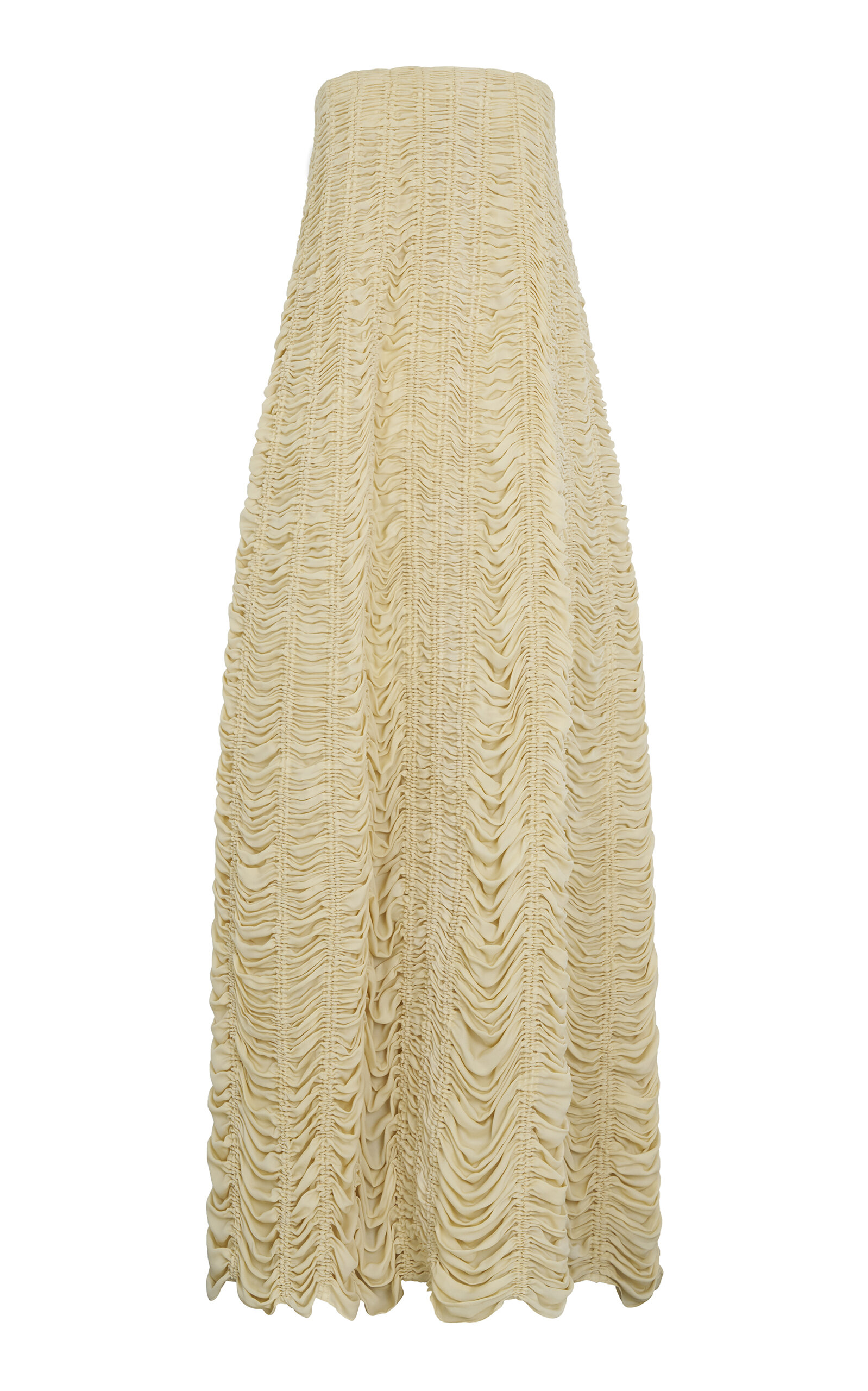 Heirlome Marisol Silk Maxi Dress In Yellow