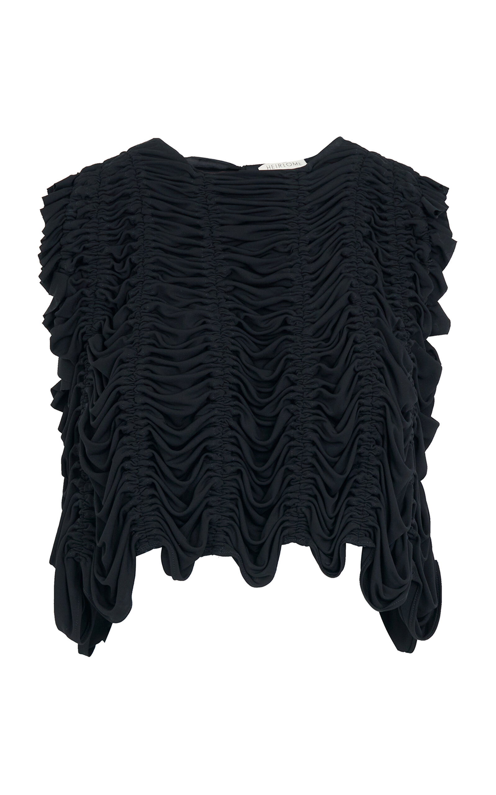 Heirlome Alma Jersey Top In Black