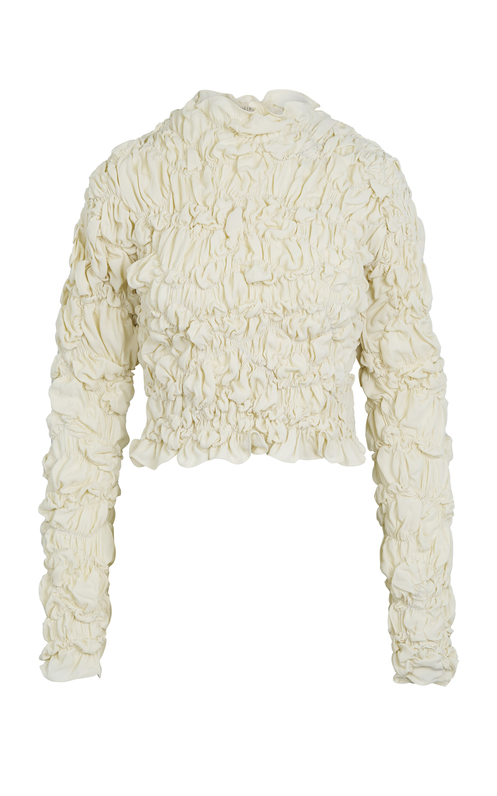 Heirlome Joni Silk Satin Top In White