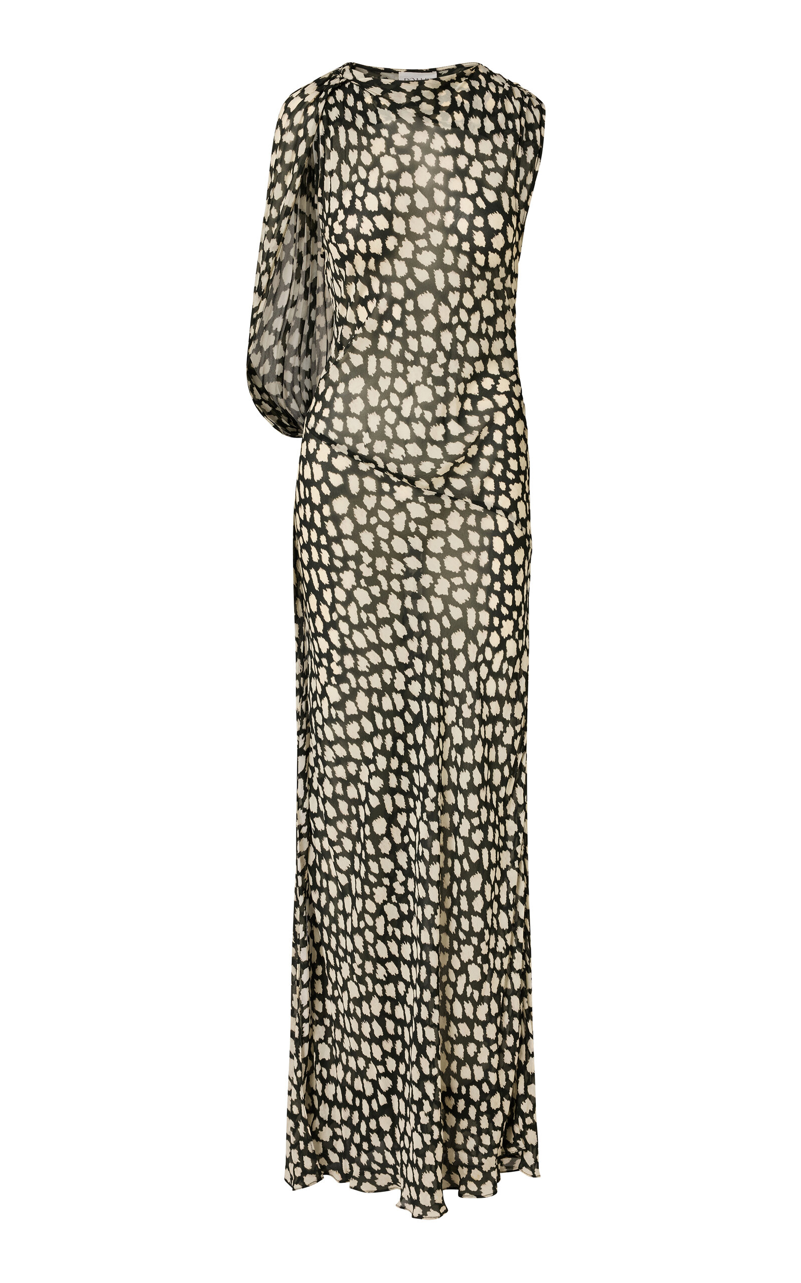 Roame. Roame Fallon Drape Maxi Dress In Multi