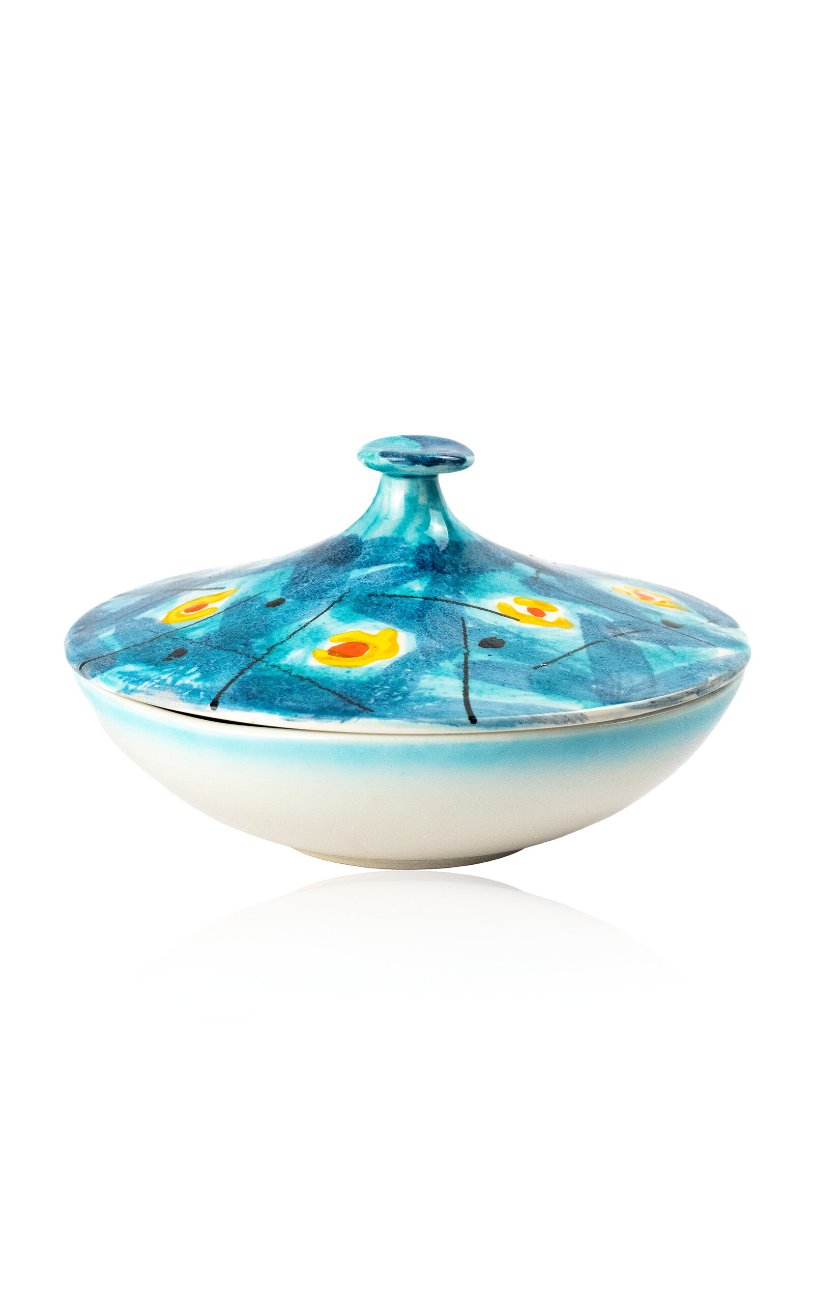Casa Salmaa - Luna Vintage Lidded Bon Bon Bowl - Multi