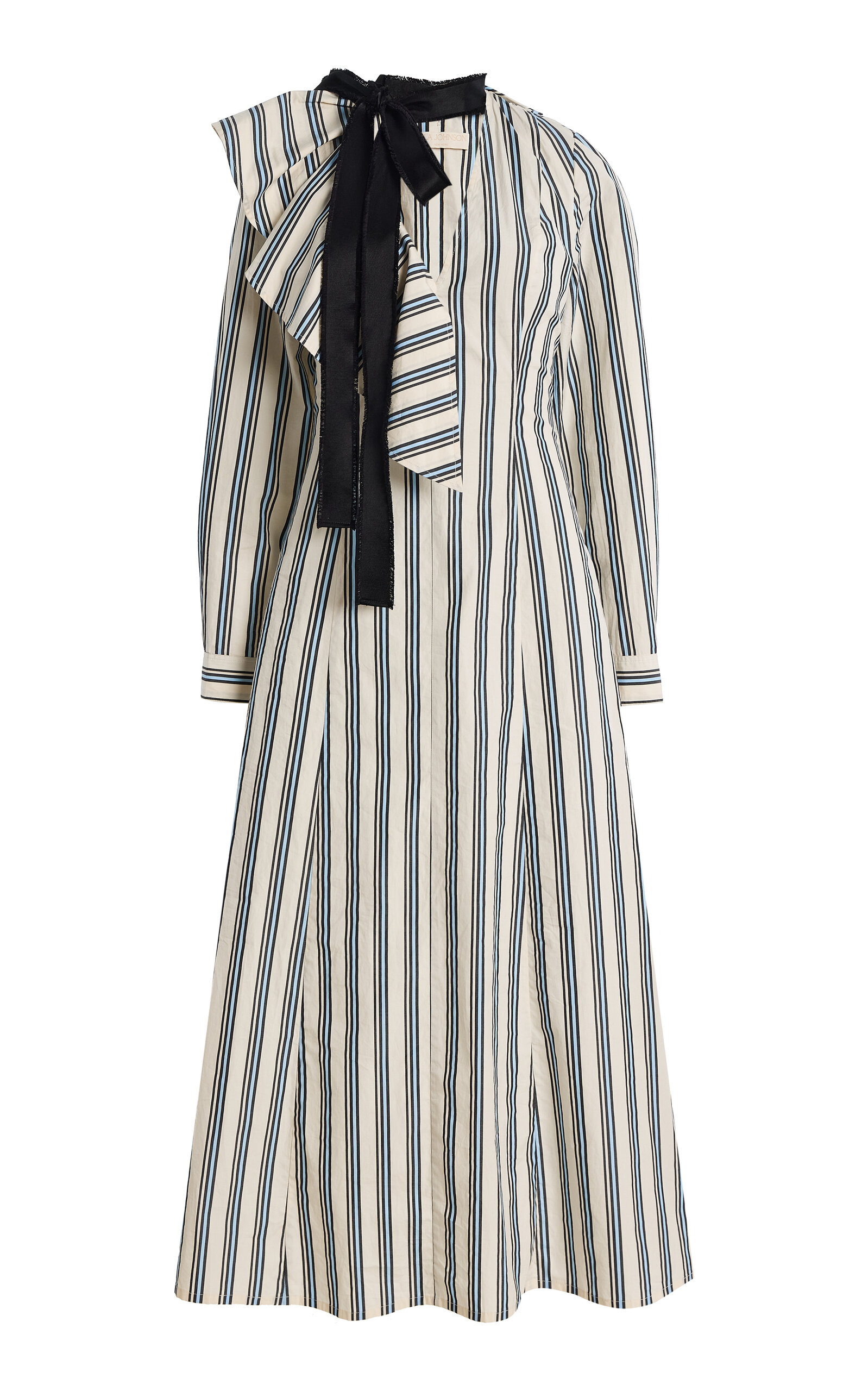 Ulla Johnson Sofia Tie-detailed Cotton Midi Dress