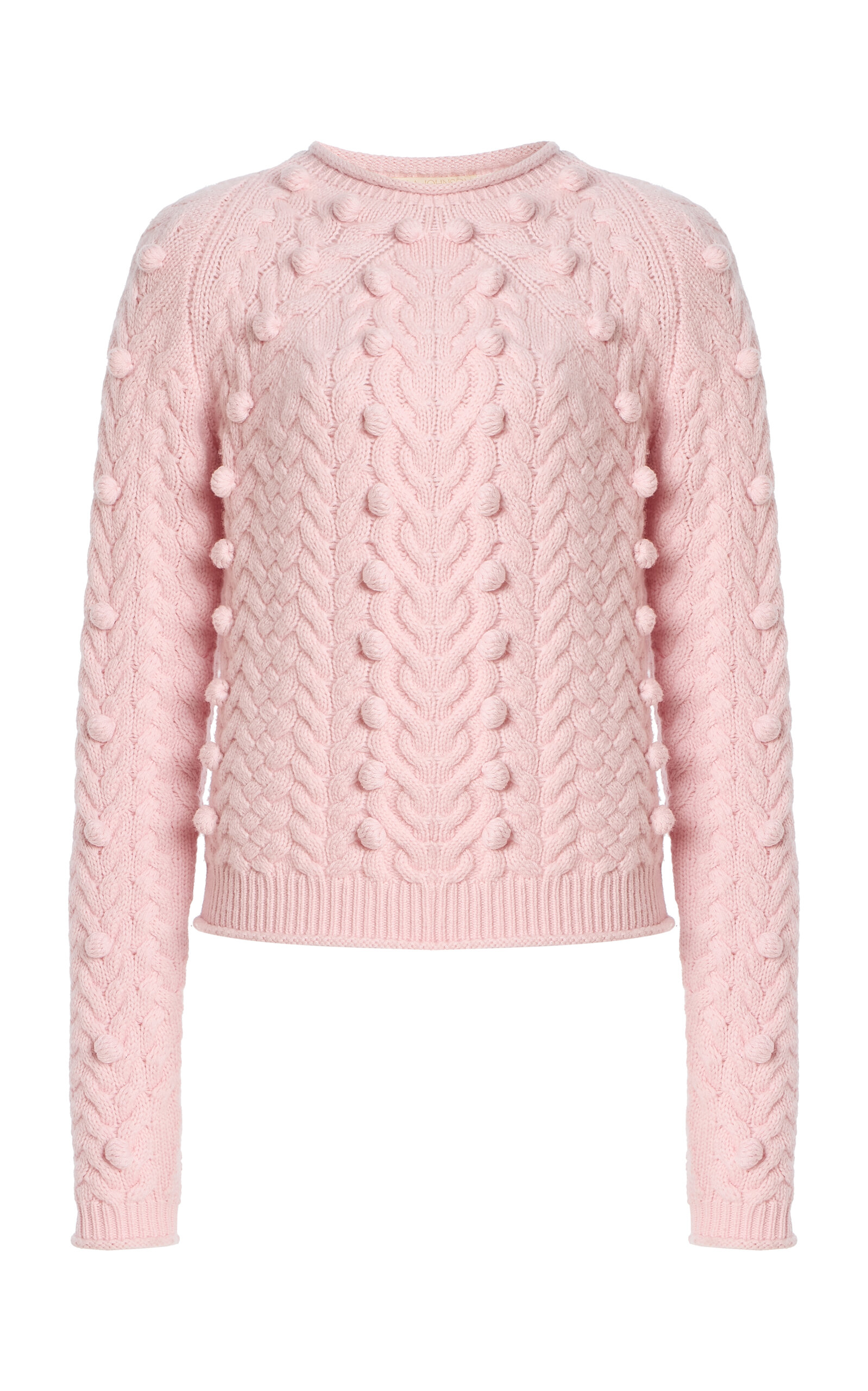 Ulla Johnson Priscilla Puff-sleeve Wool-cashmere Sweater In Pink