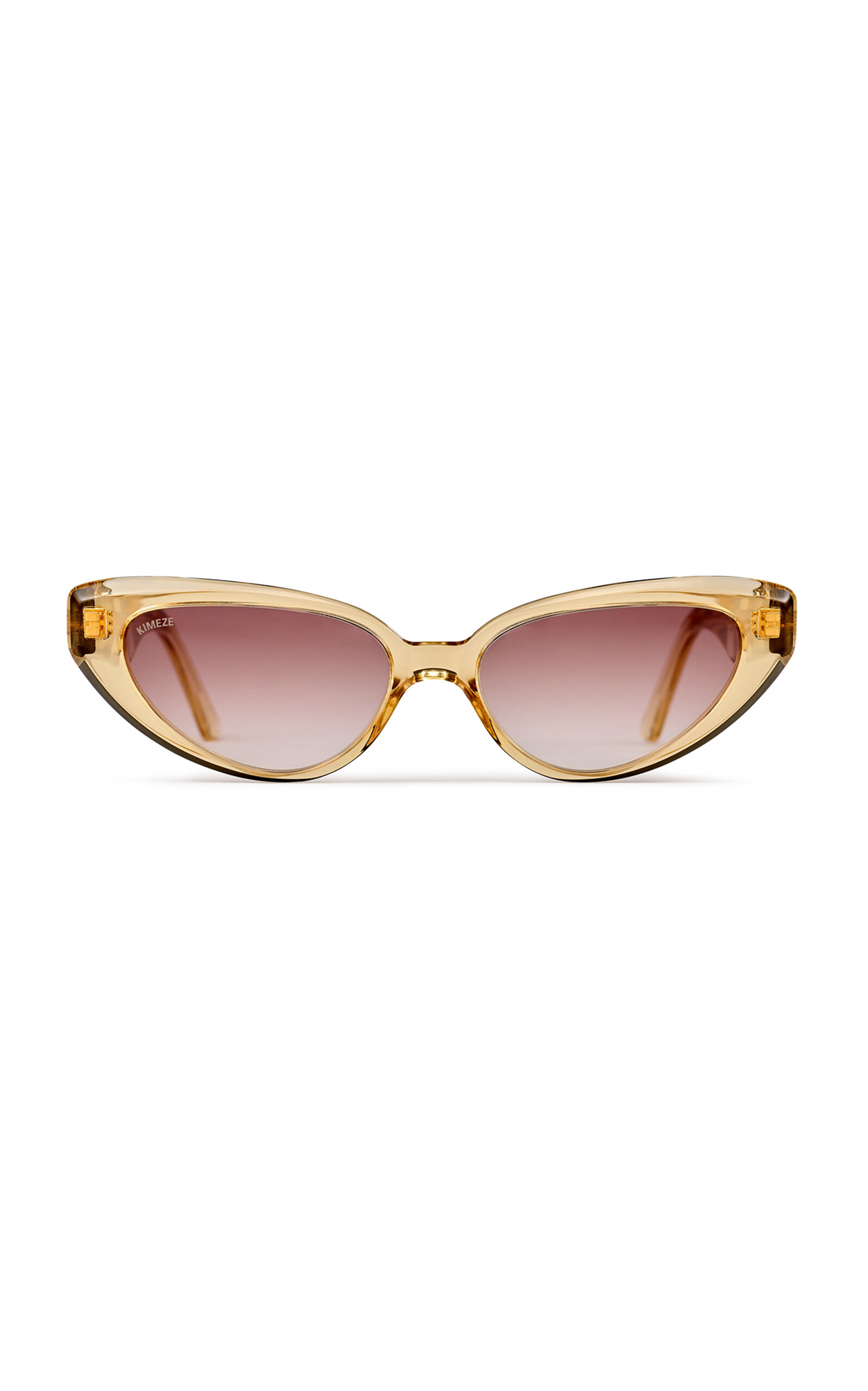 Kimeze Zawe Ii Cat-eye Acetate Sunglasses In Gold