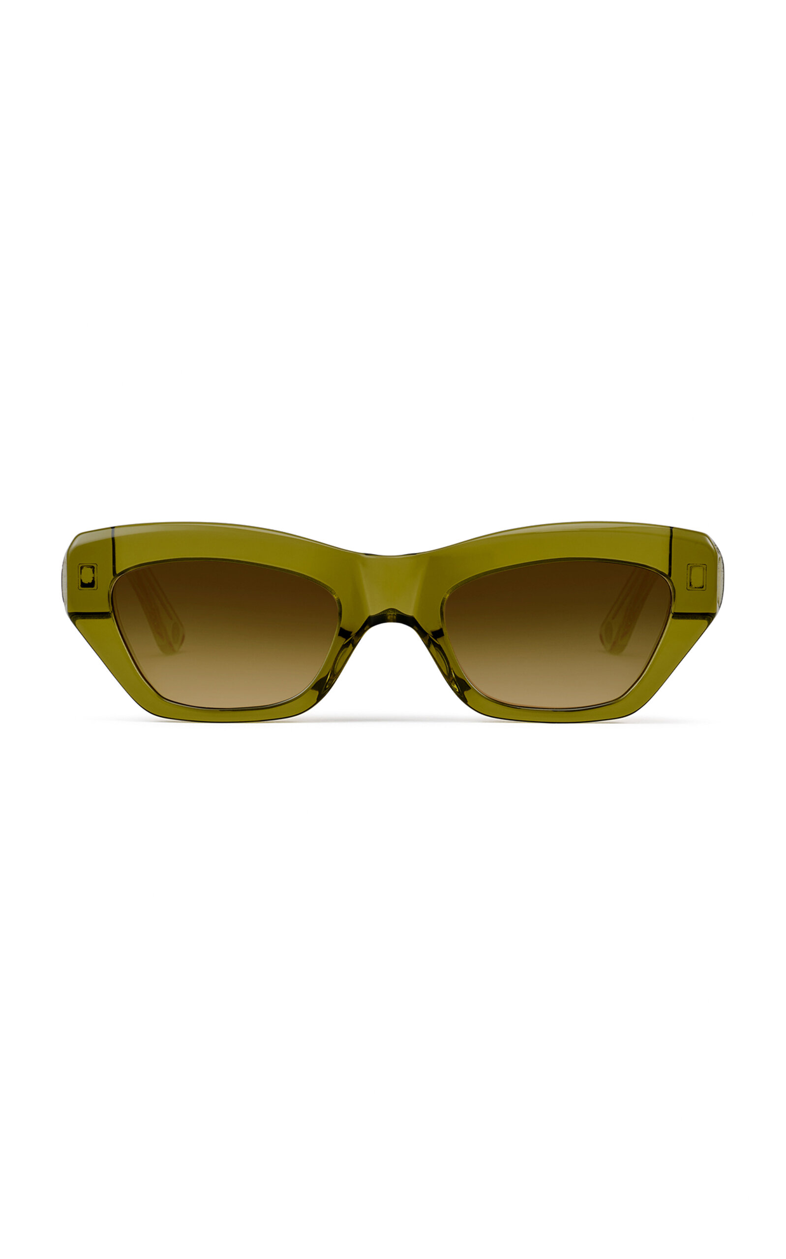 Kimeze Concept 3 Cat-eye Acetate Sunglasses In Green