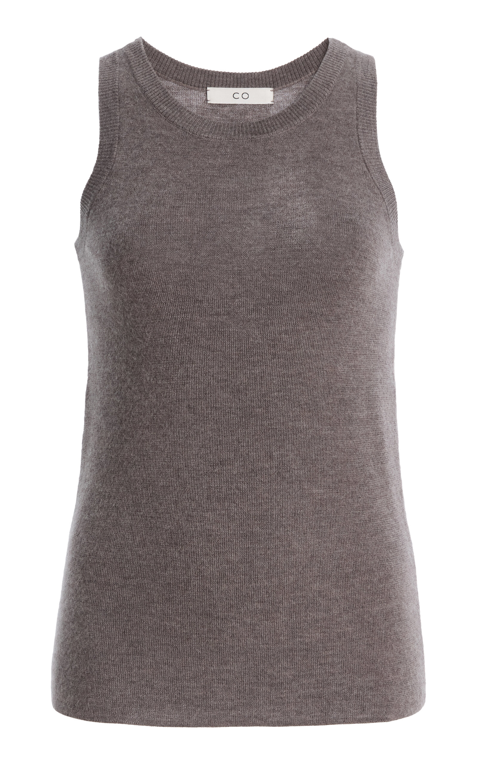 Co Cashmere Tank Top In Taupe