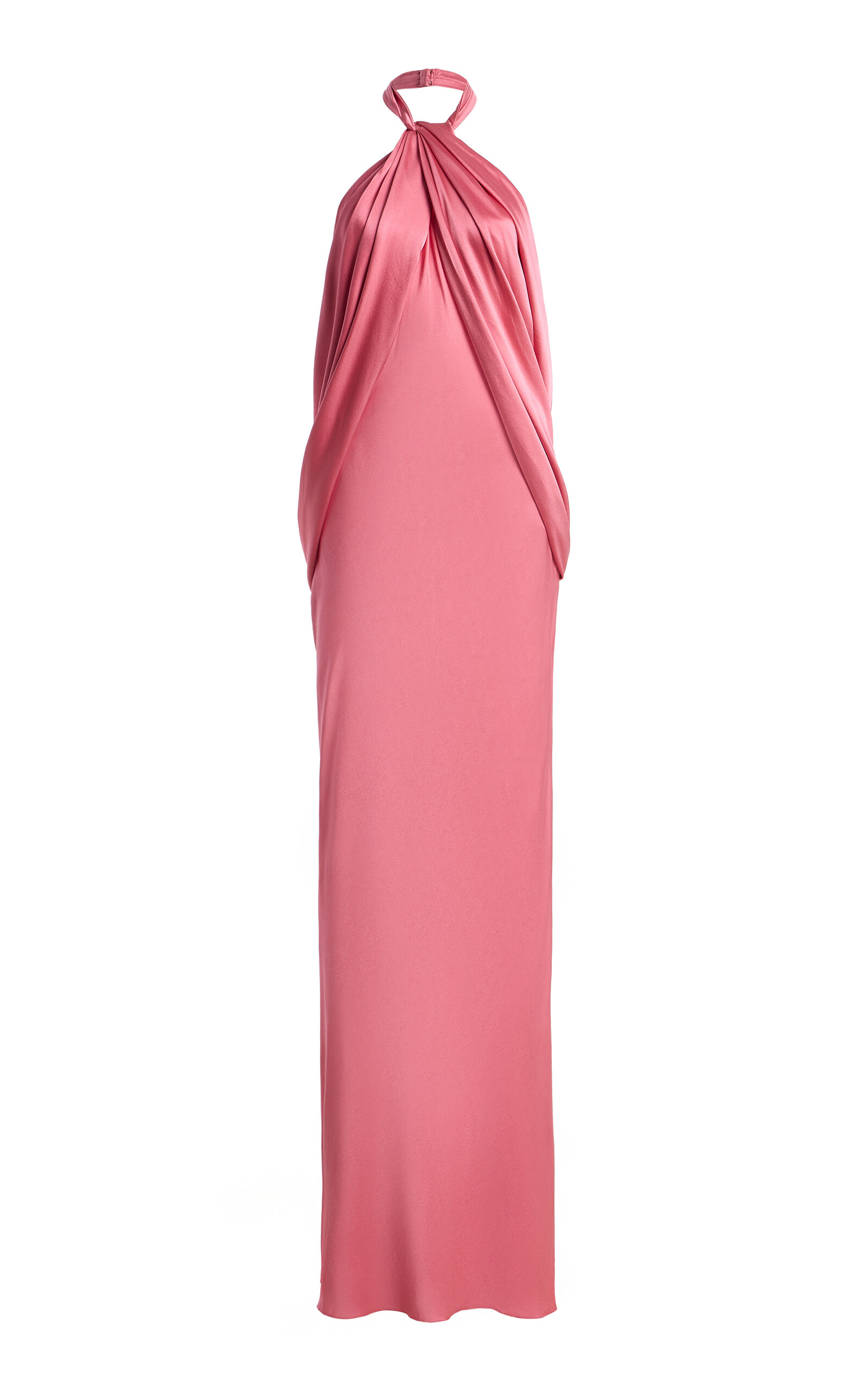 Deme The Caspia Silk Maxi Dress In Pink