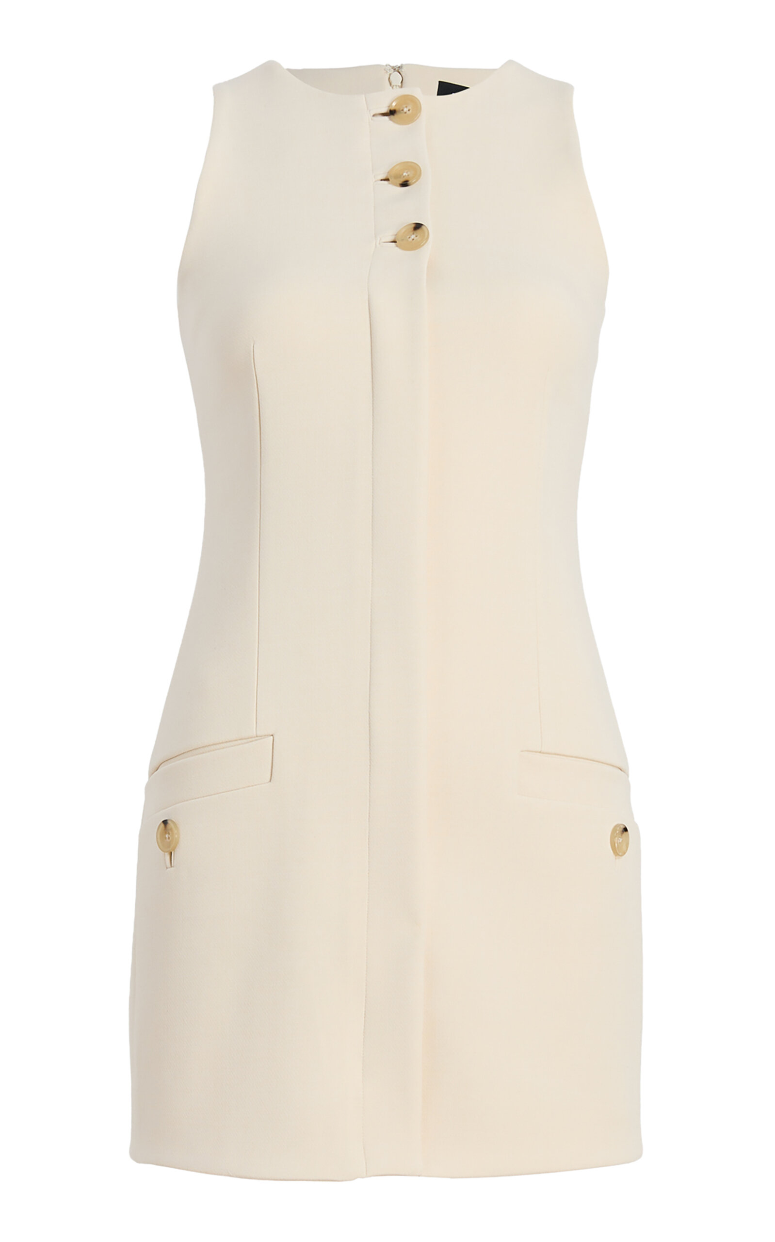 Proenza Schouler Dara Wool-blend Tunic Top In White
