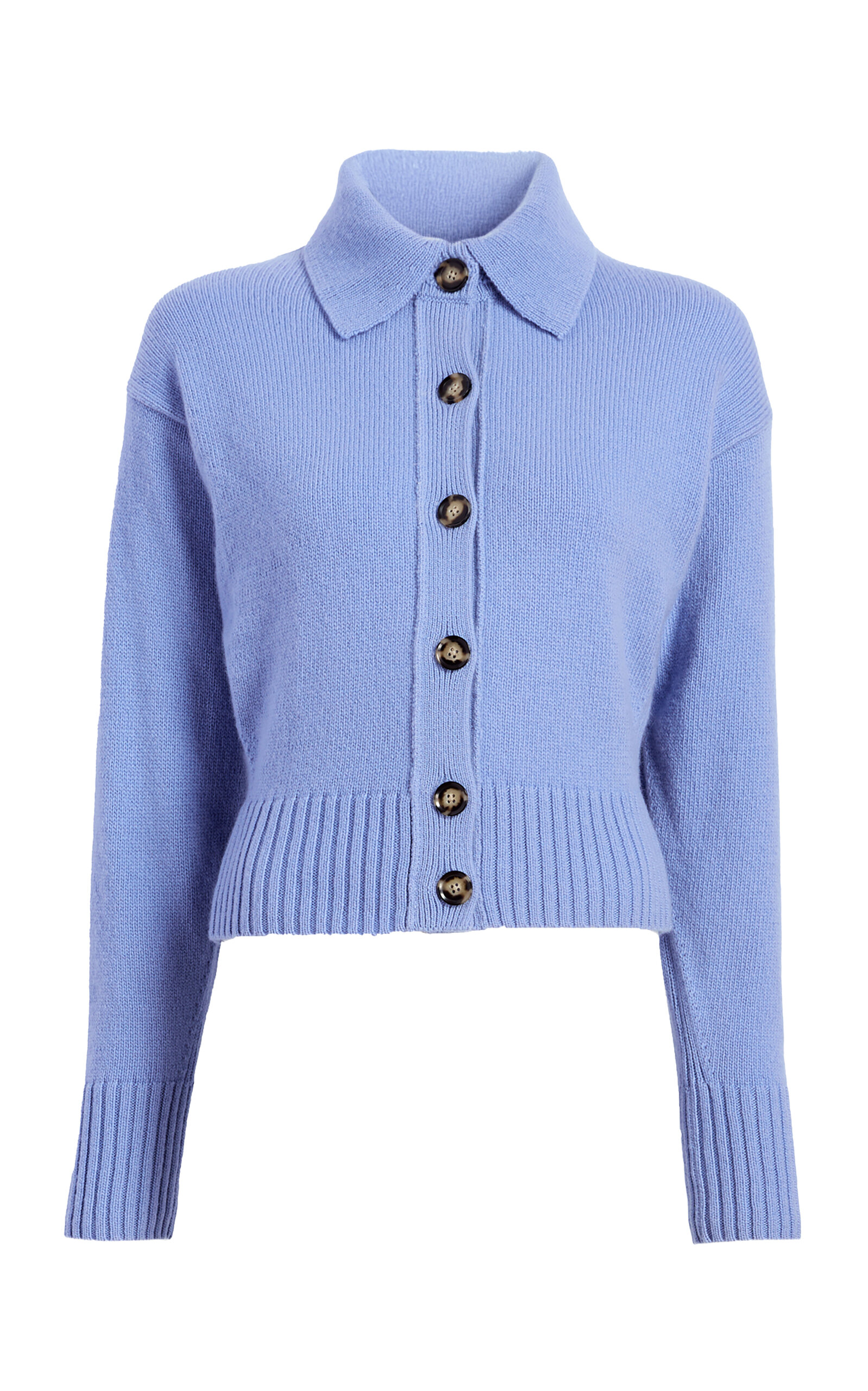 Proenza Schouler Rocio Cashmere Cardigan In Blue