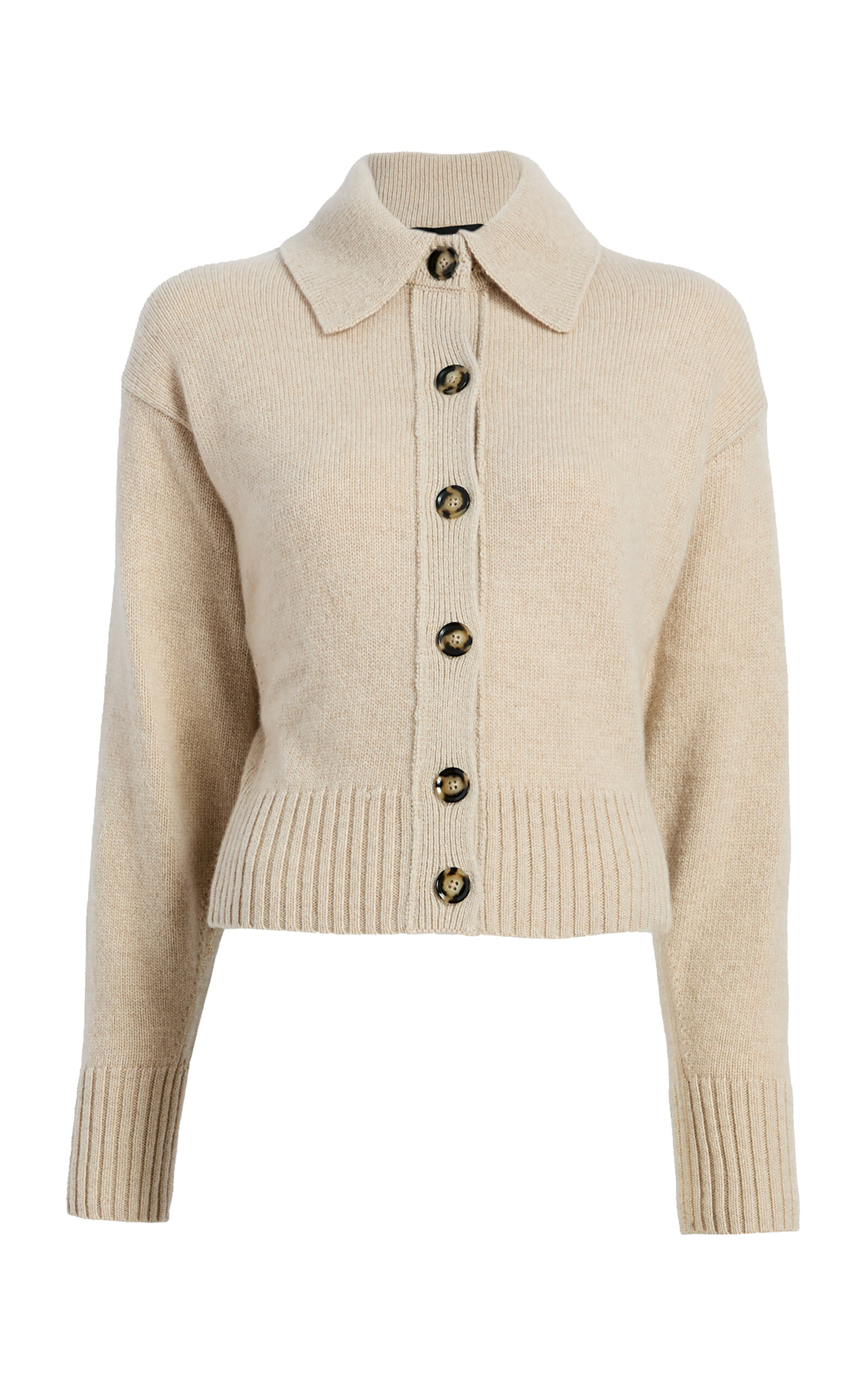 Proenza Schouler Rocio Cashmere Cardigan In Neutral