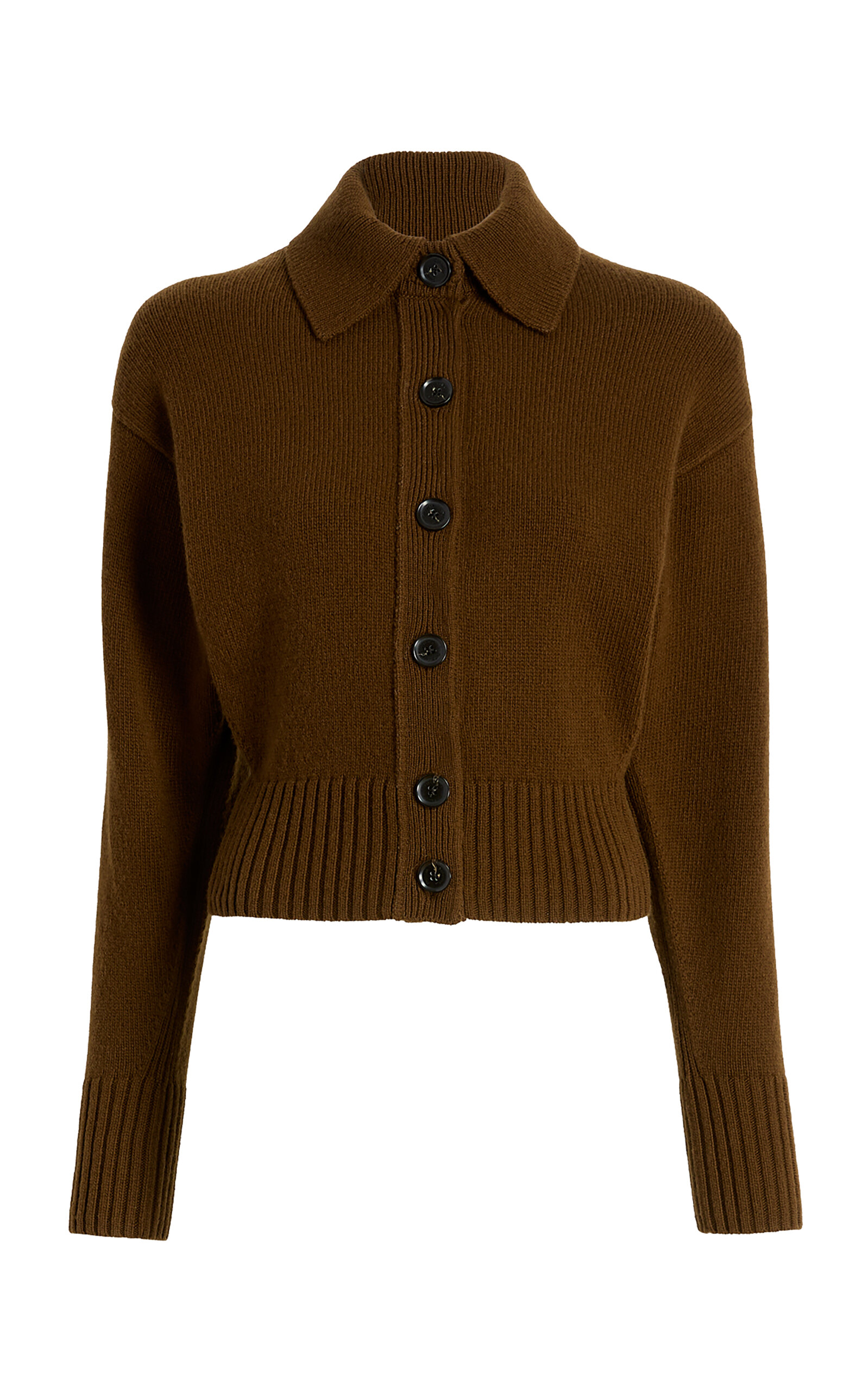 Proenza Schouler Rocio Cashmere Cardigan In Brown