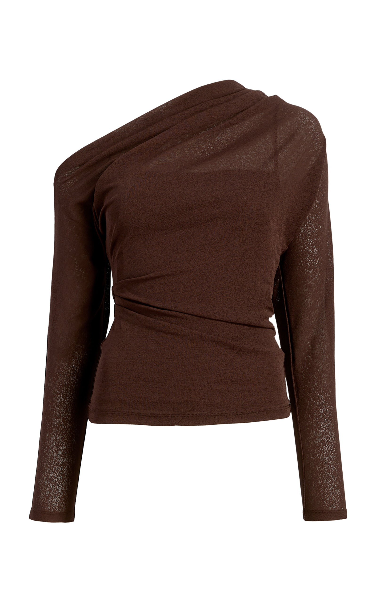 Proenza Schouler Rina Sheer Jersey Top - Moda Operandi