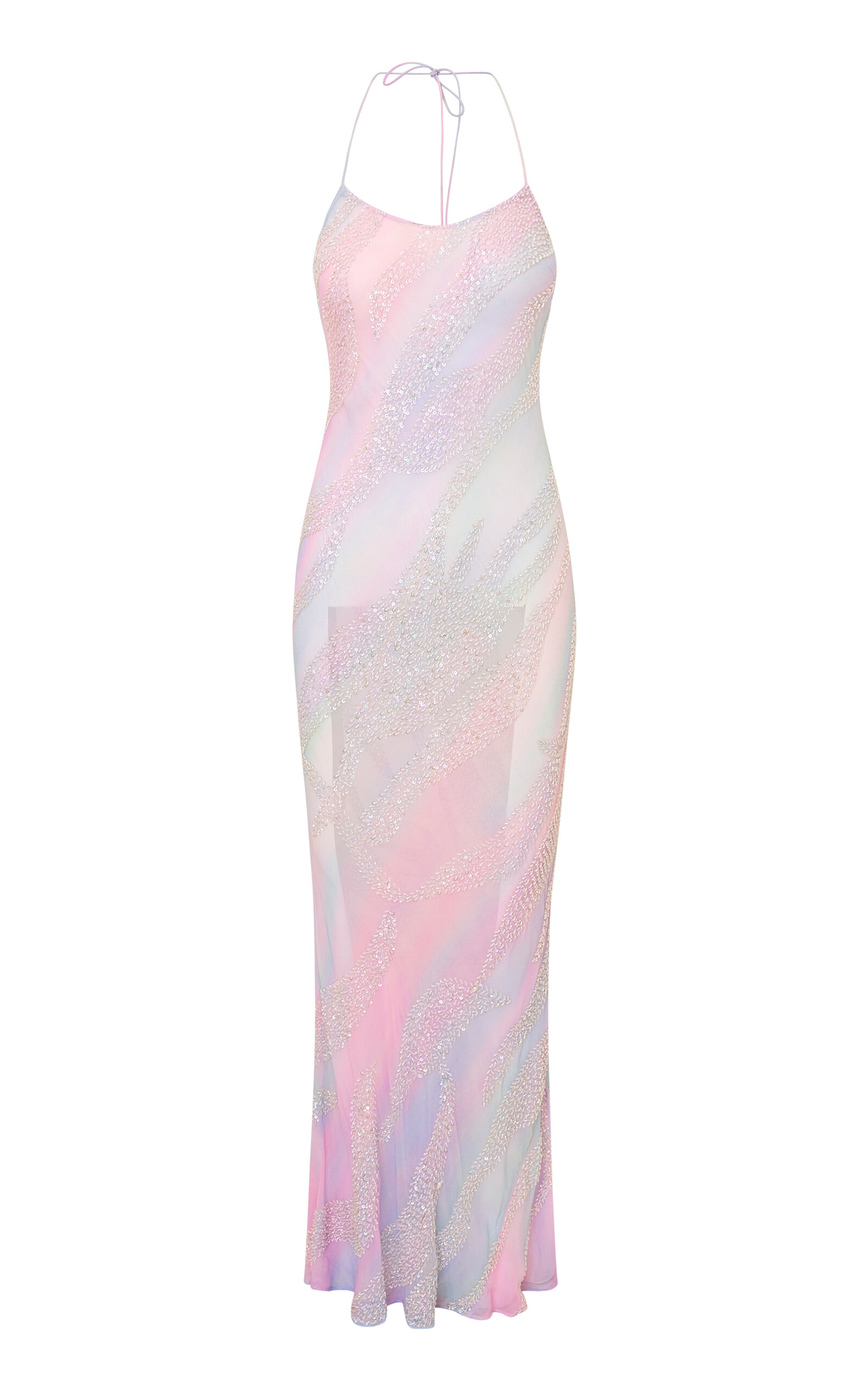 LoveShackFancy Lyrielle Beaded Maxi Dres - Moda Operandi