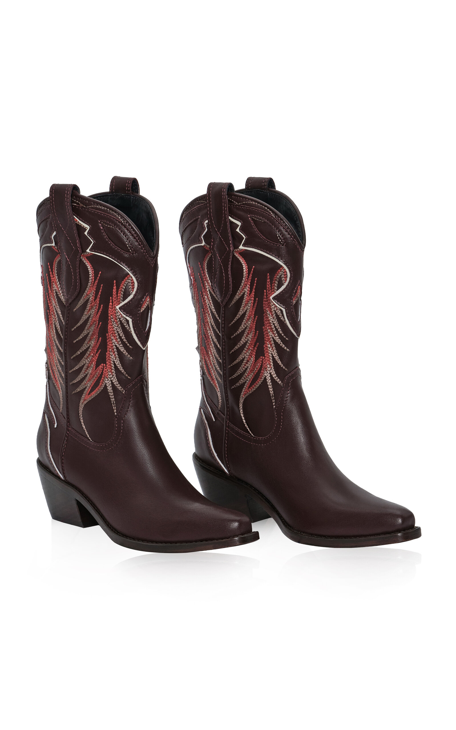 Johanna Ortiz Wine Enchanted Canopy Boots - Moda Operandi