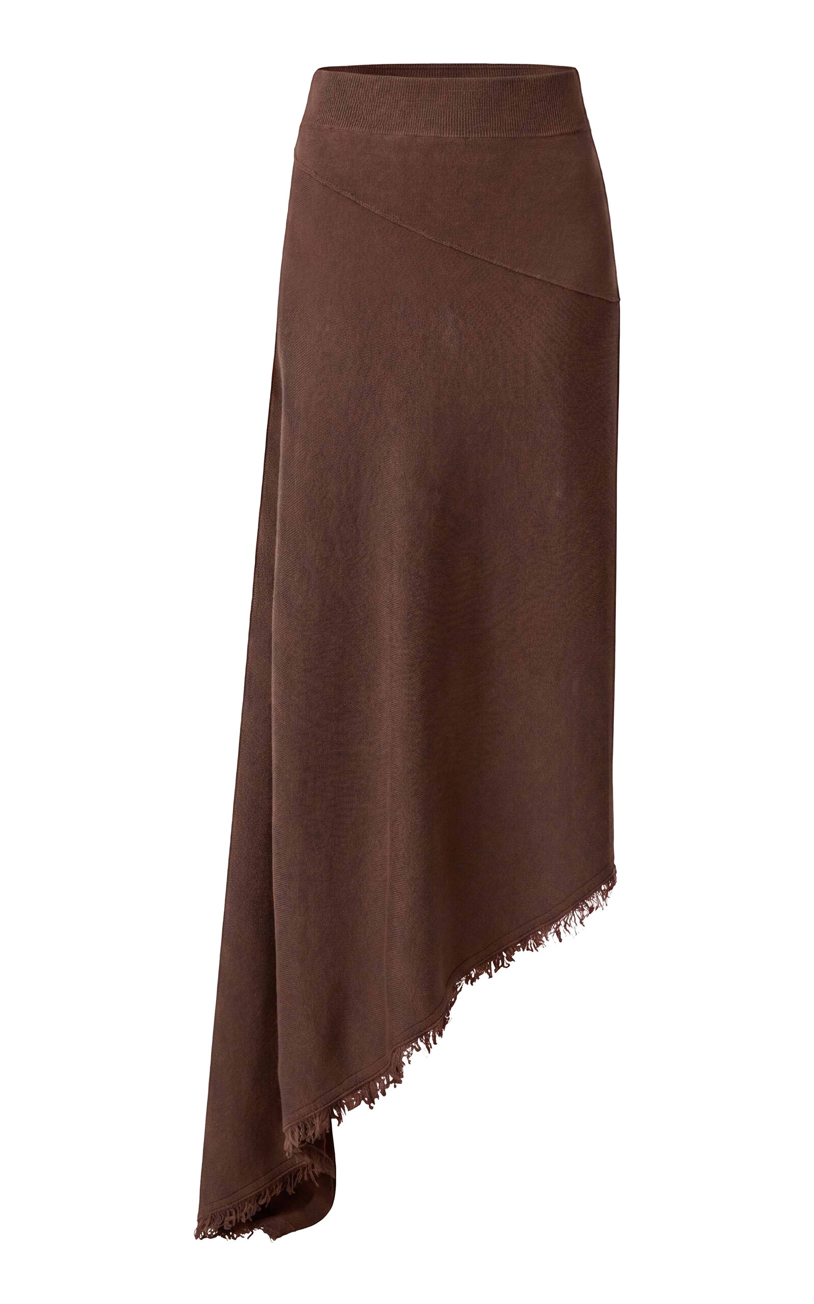 MONSE Asymmetric Cascade Wool Maxi Skirt - Moda Operandi