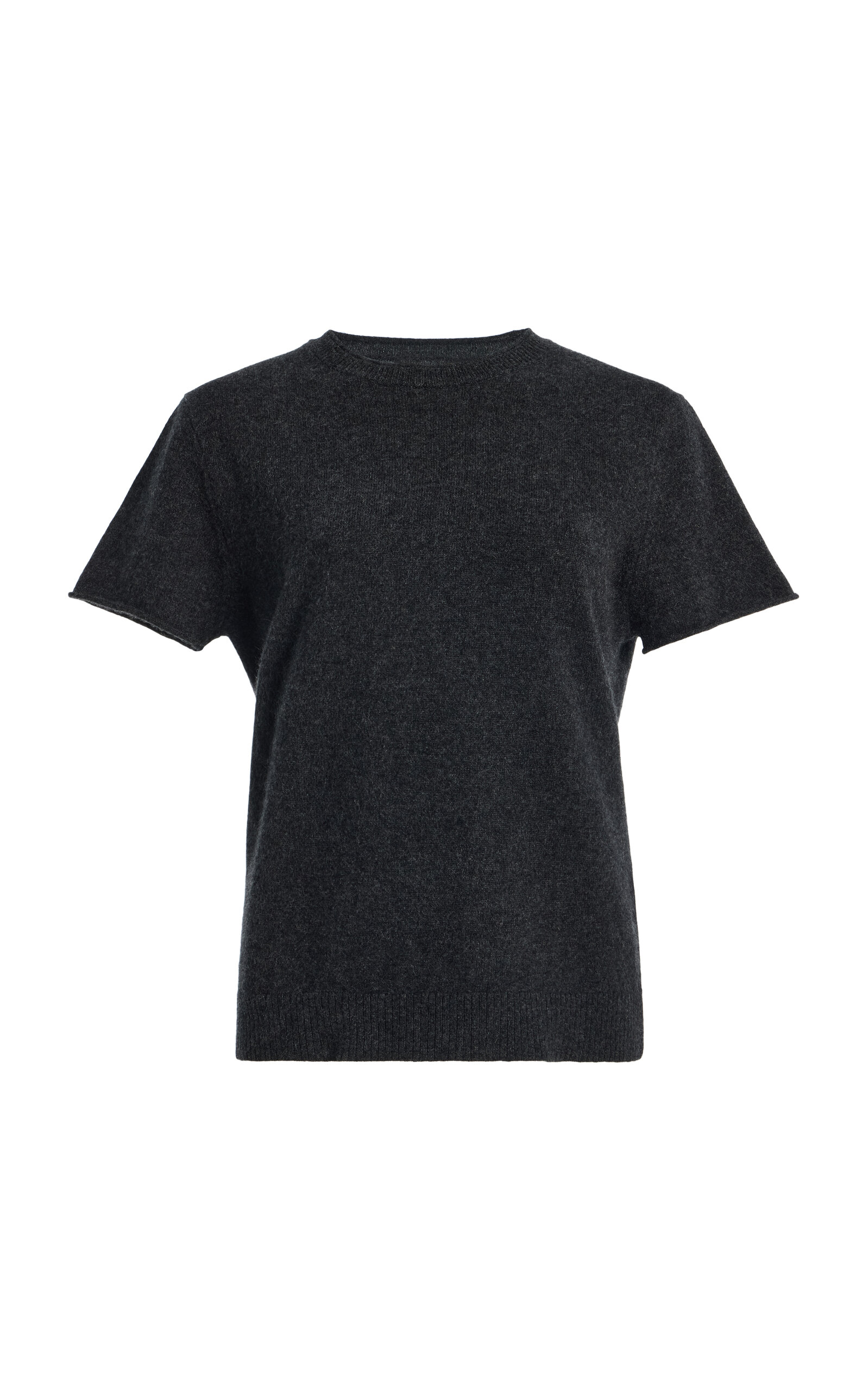 Dl1961 Cashmere Knit Tee In Grey
