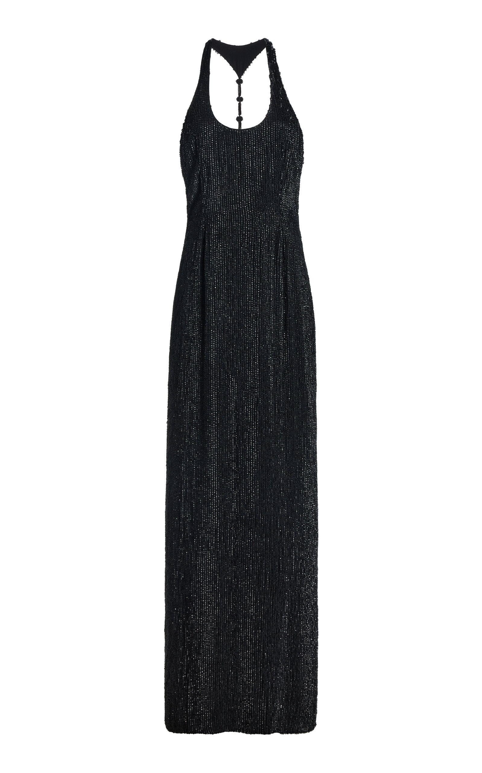 KALLMEYER Ivy Prism Sequined Halter Maxi Dress - Moda Operandi