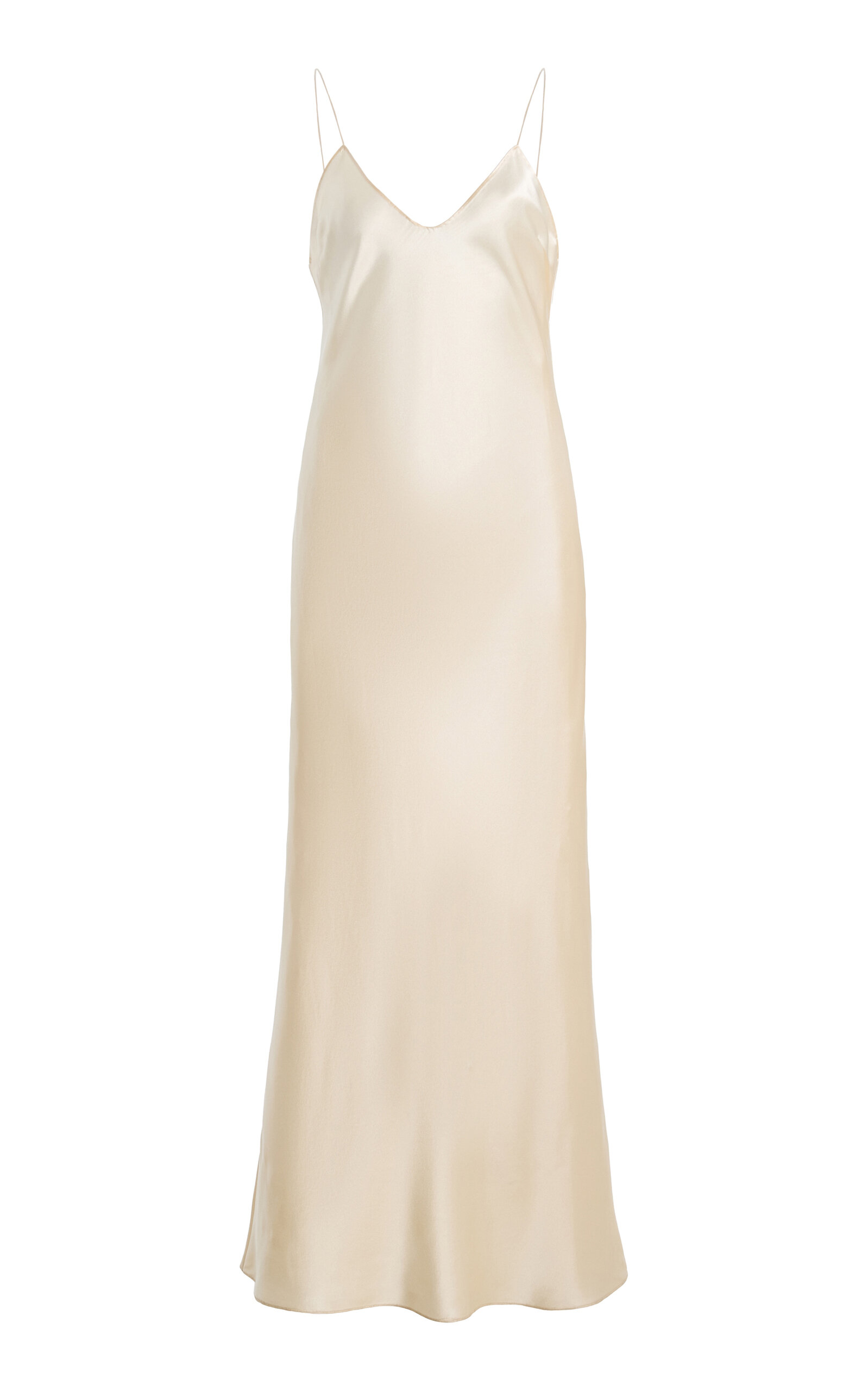 KALLMEYER Lillian Bias Silk Charmeuse Maxi Dress - Moda Operandi