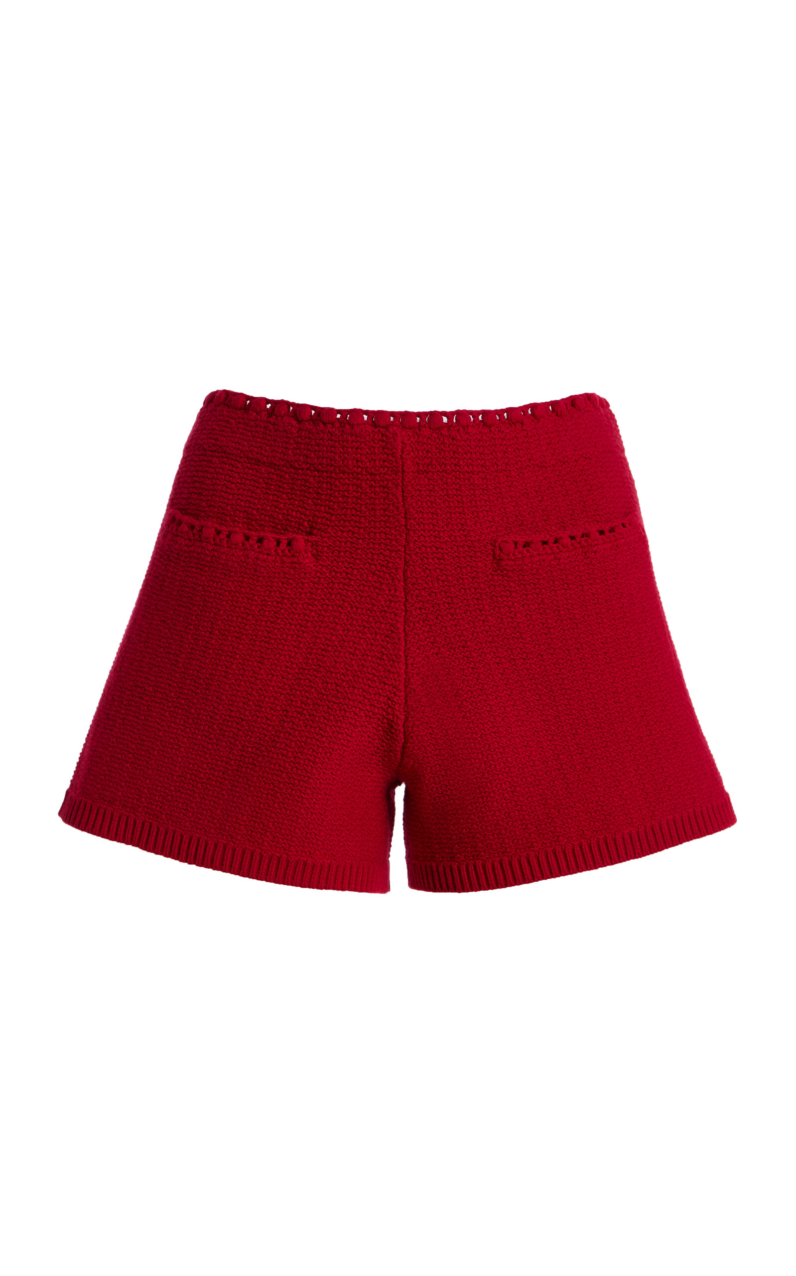 Posse - Harlan Knit Mni Shorts - Red - XS - Moda Operandi