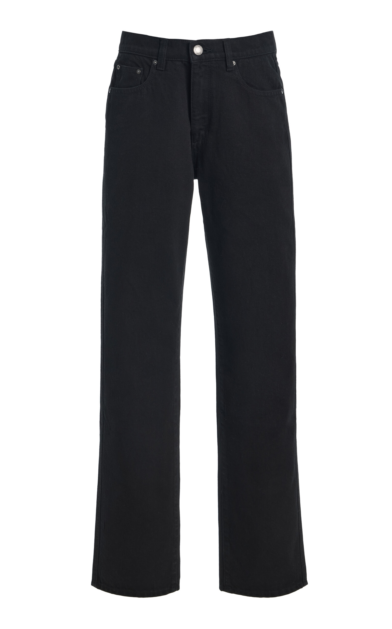 Dl1961 Cate Classic Straight Highluxe™ Jeans In Black