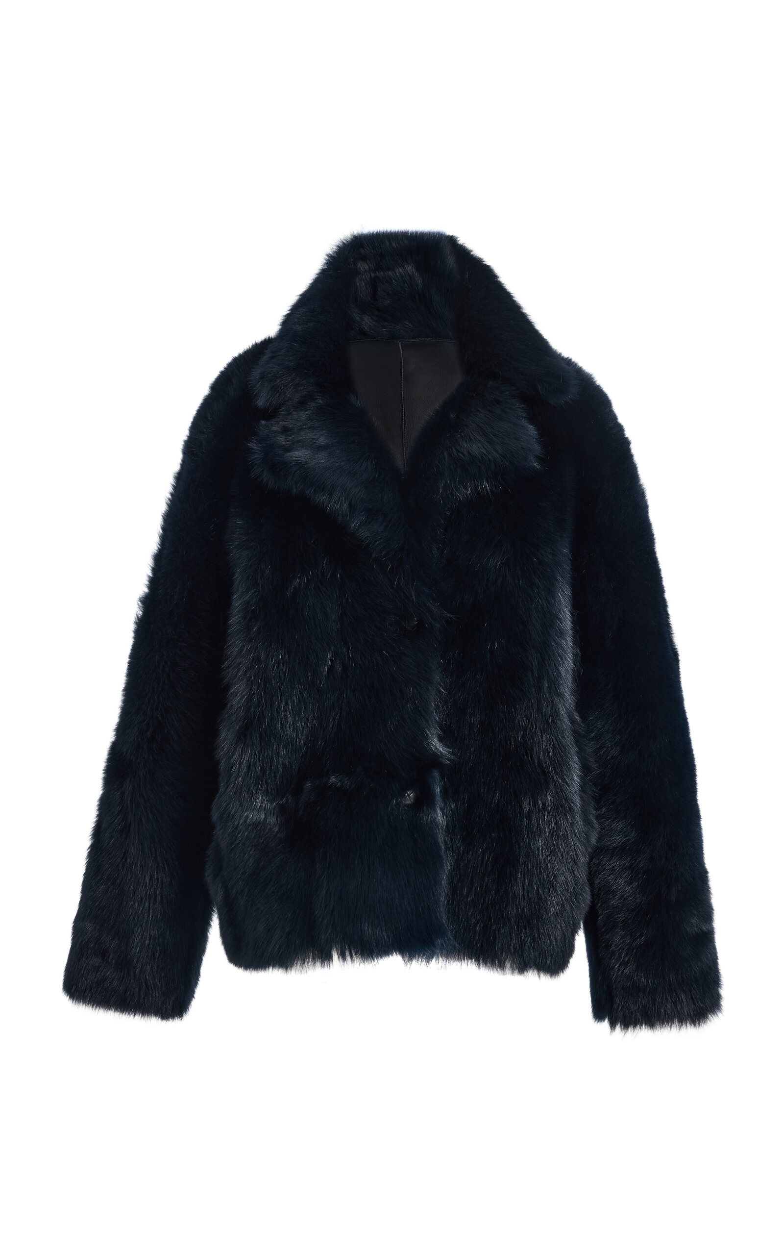 Nili Lotan Luce Shearling Coat In Black