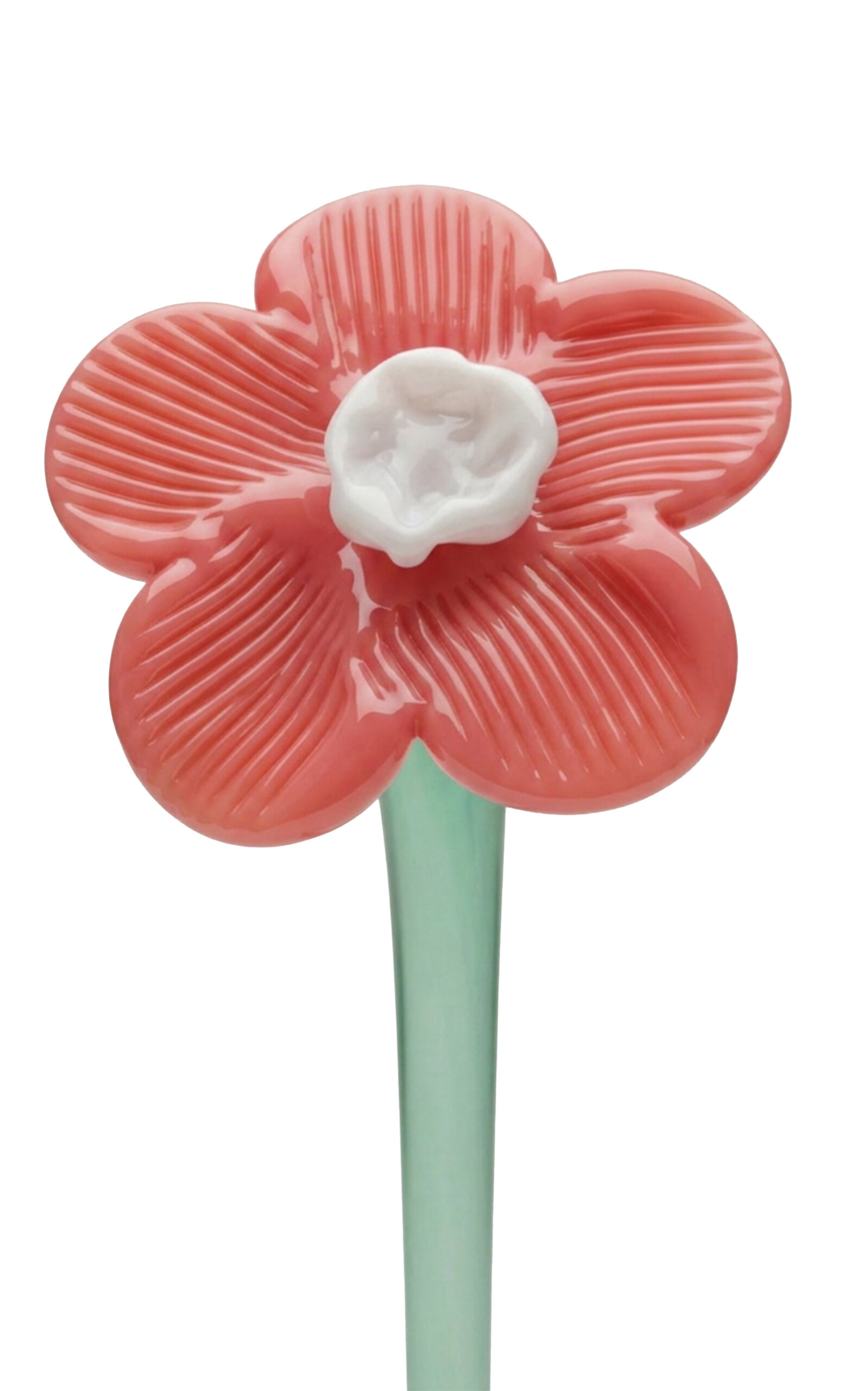 Lucie Claudia Podrabska - Mouthblown Crystal Glass Flower - Pink