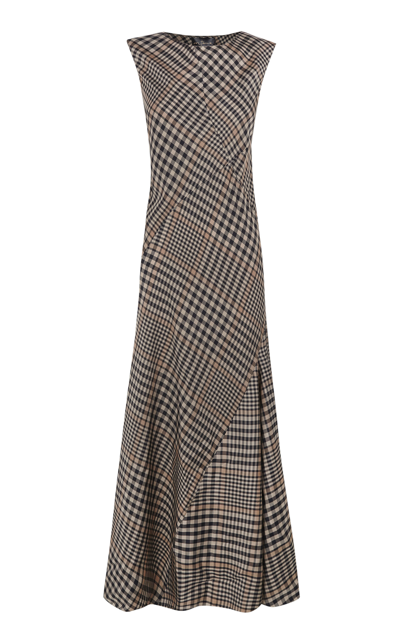 Cortana - Antes Maxi Dress - Plaid - FR 42 - Moda Operandi