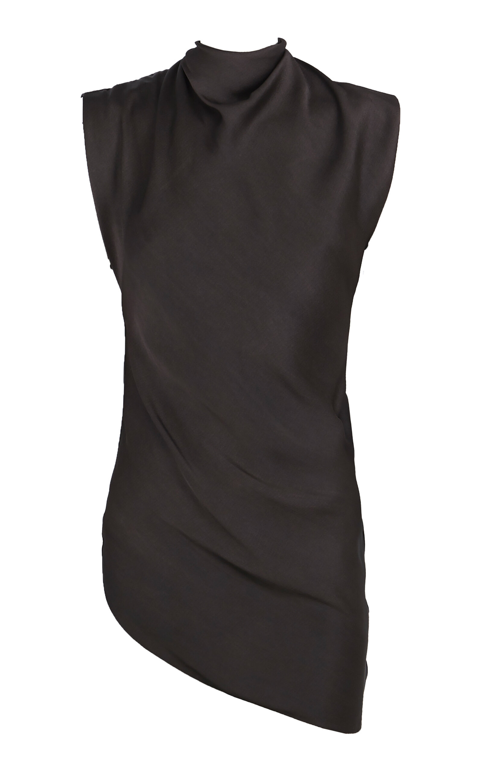Cortana - Ocaso Satin Top - Brown - FR 44 - Moda Operandi