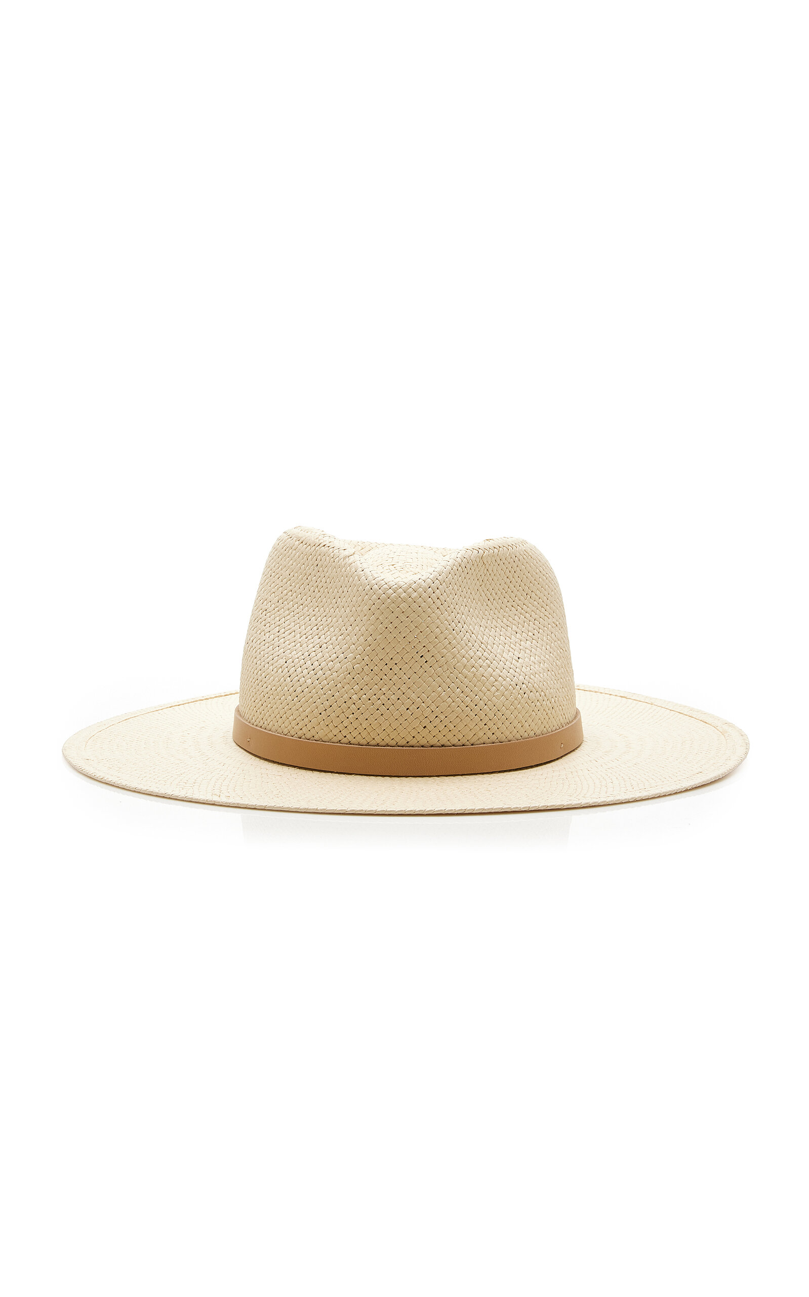 Janessa Leone - Sherman Raffia Hat - Neutral - L - Moda Operandi