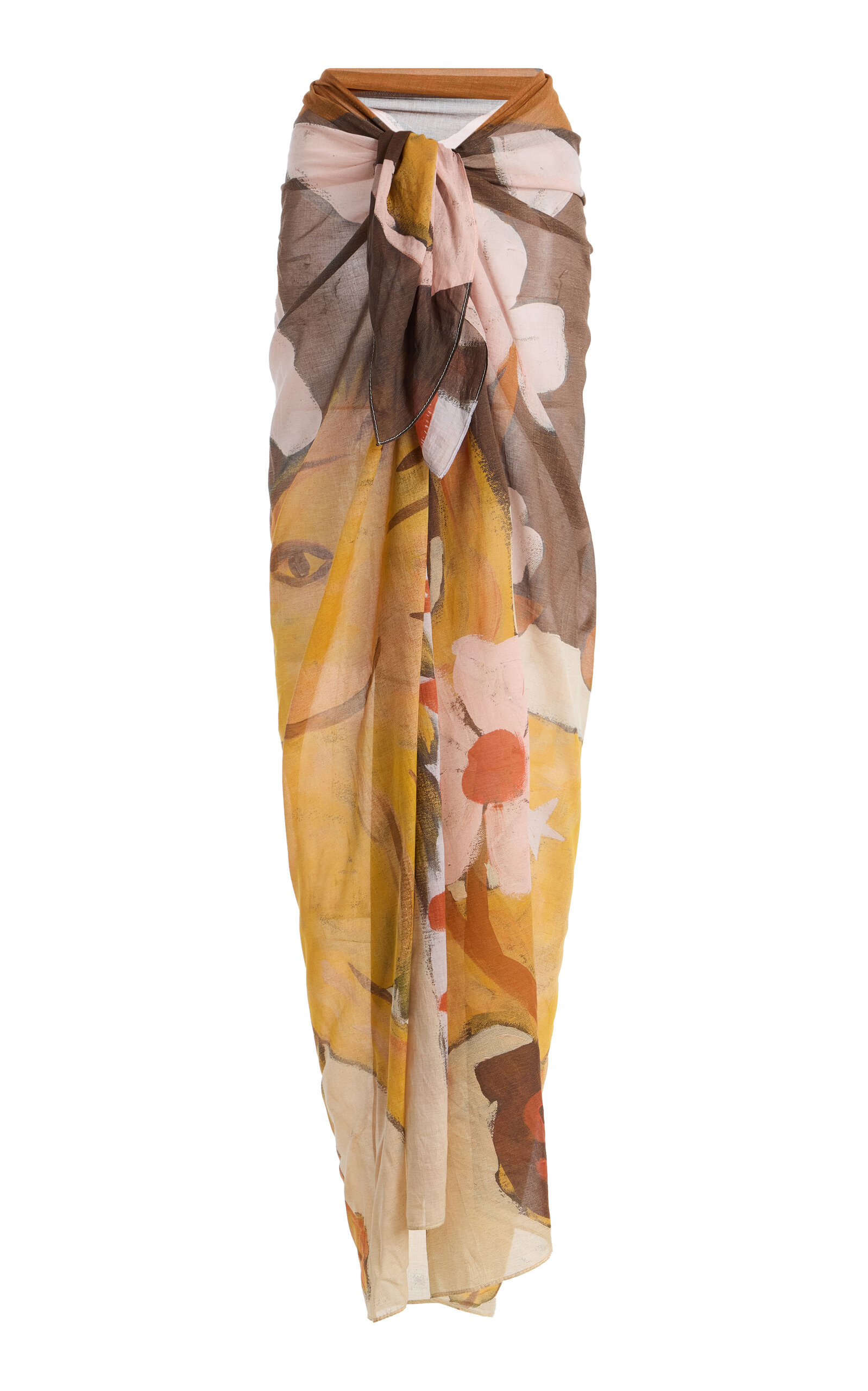 Soleil Soleil - Square Cotton Pareo - Multi - OS - Moda Operandi