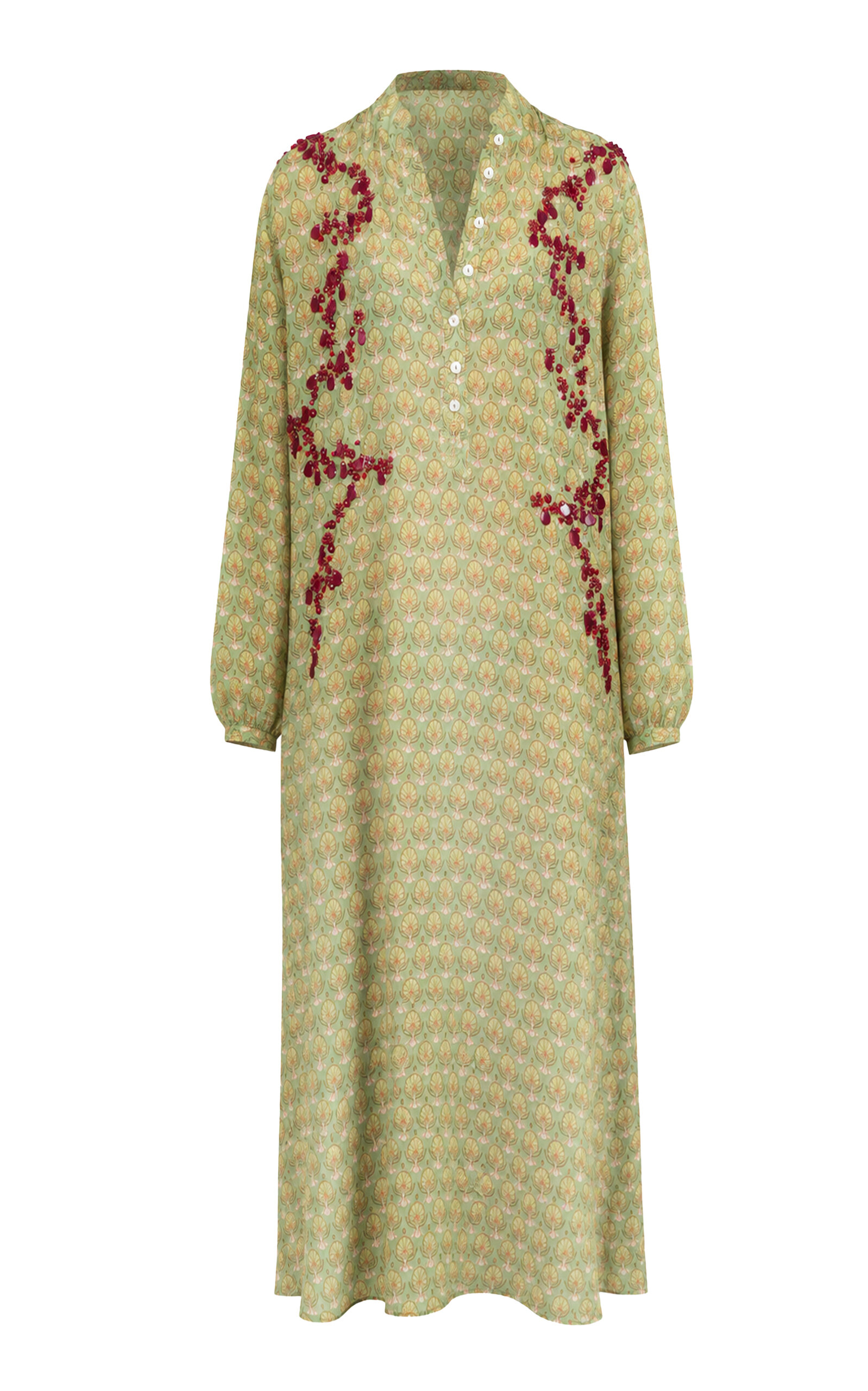 Chan Luu Drip Drip Tunic In Green