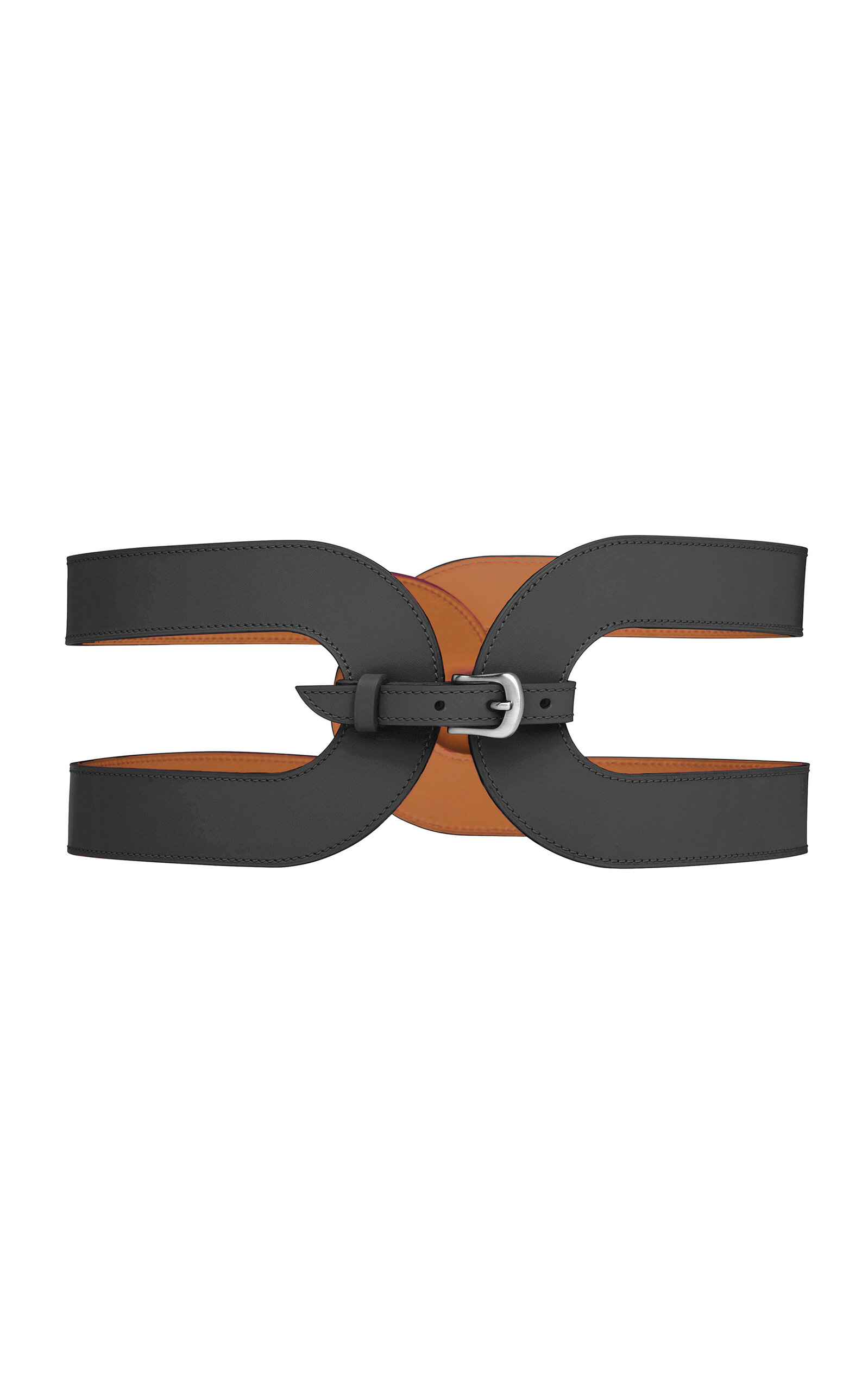 Vaincourt La Délicieuse Large Leather Belt - Moda Operandi