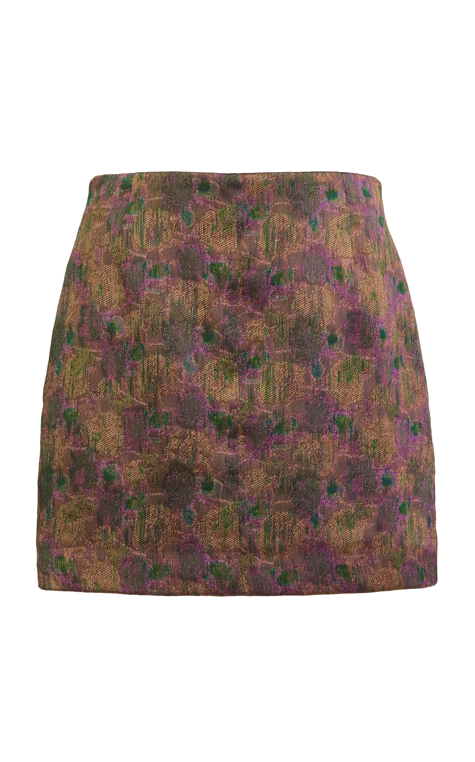 Dries Van Noten Sheya Cotton-blend Mini Skirt In Multi