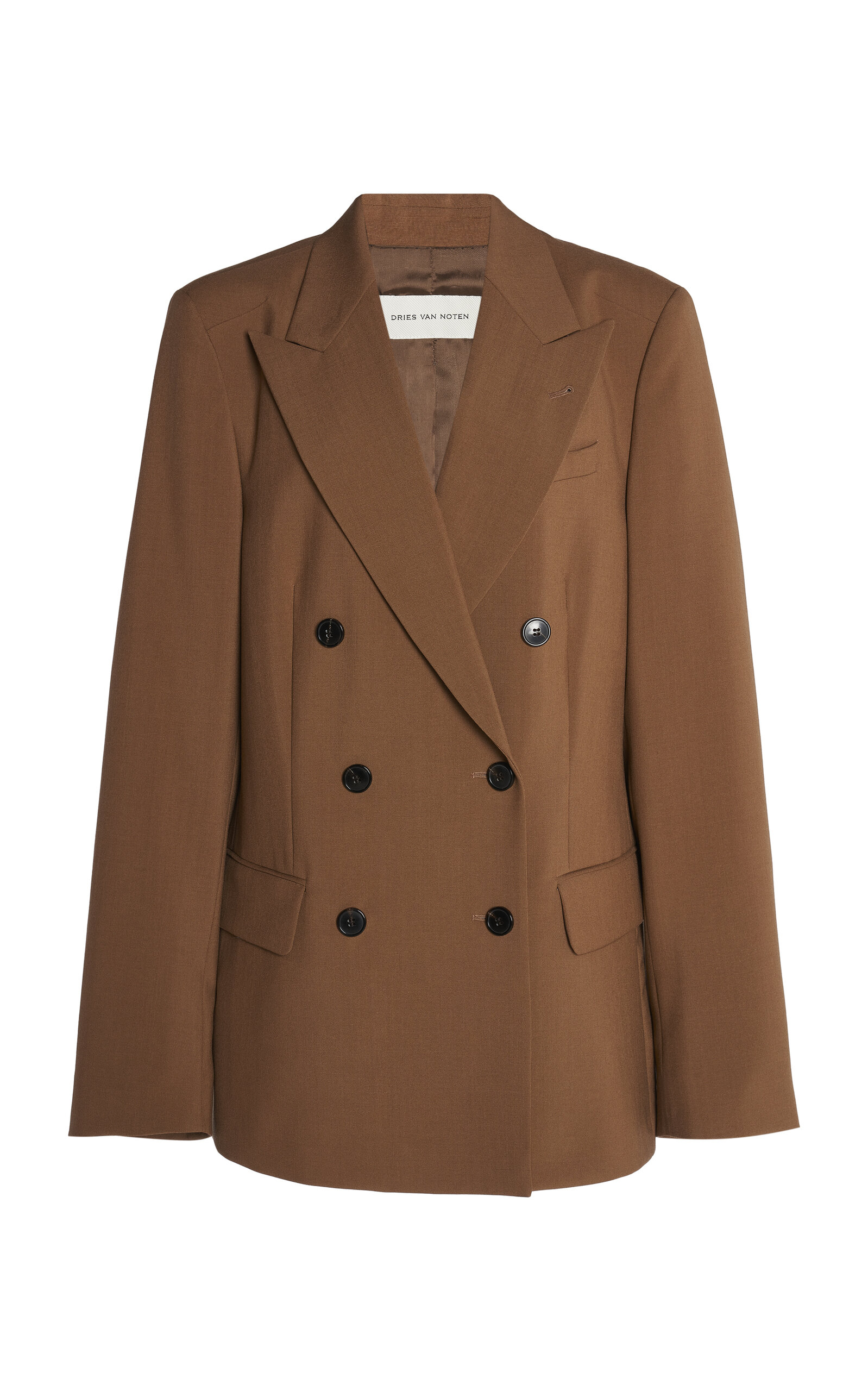 Dries Van Noten Barrysta Double-Breasted Wool Blazer - Moda Operandi