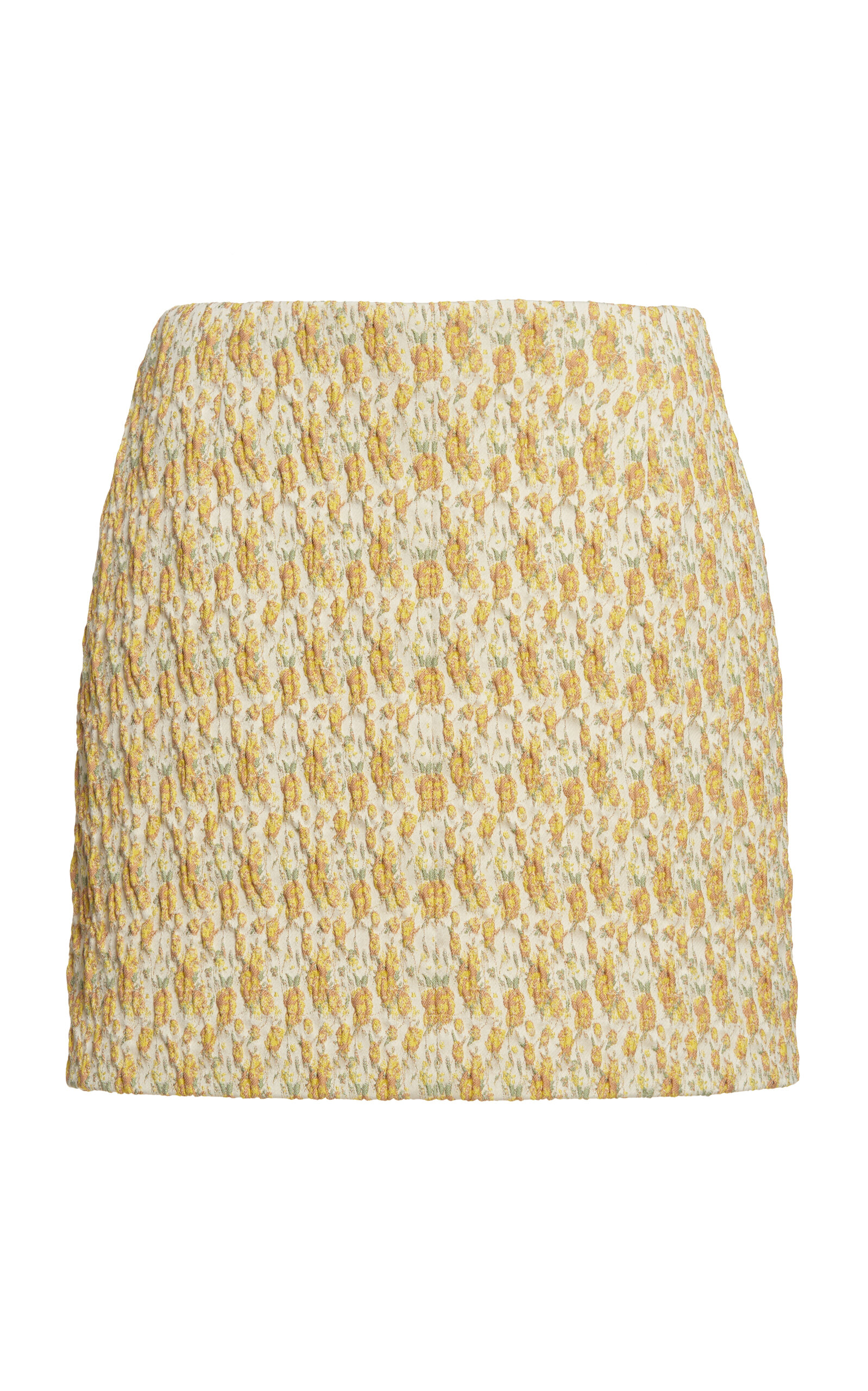Dries Van Noten Sheya Cotton-blend Mini Skirt In Brown